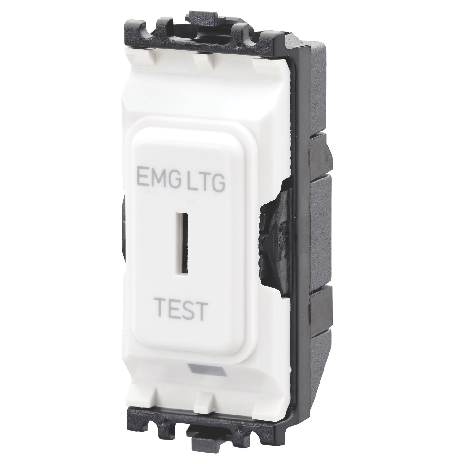 MK Grid Plus 20A Grid DP Key Switch White with Colour-Matched Inserts (171JR)