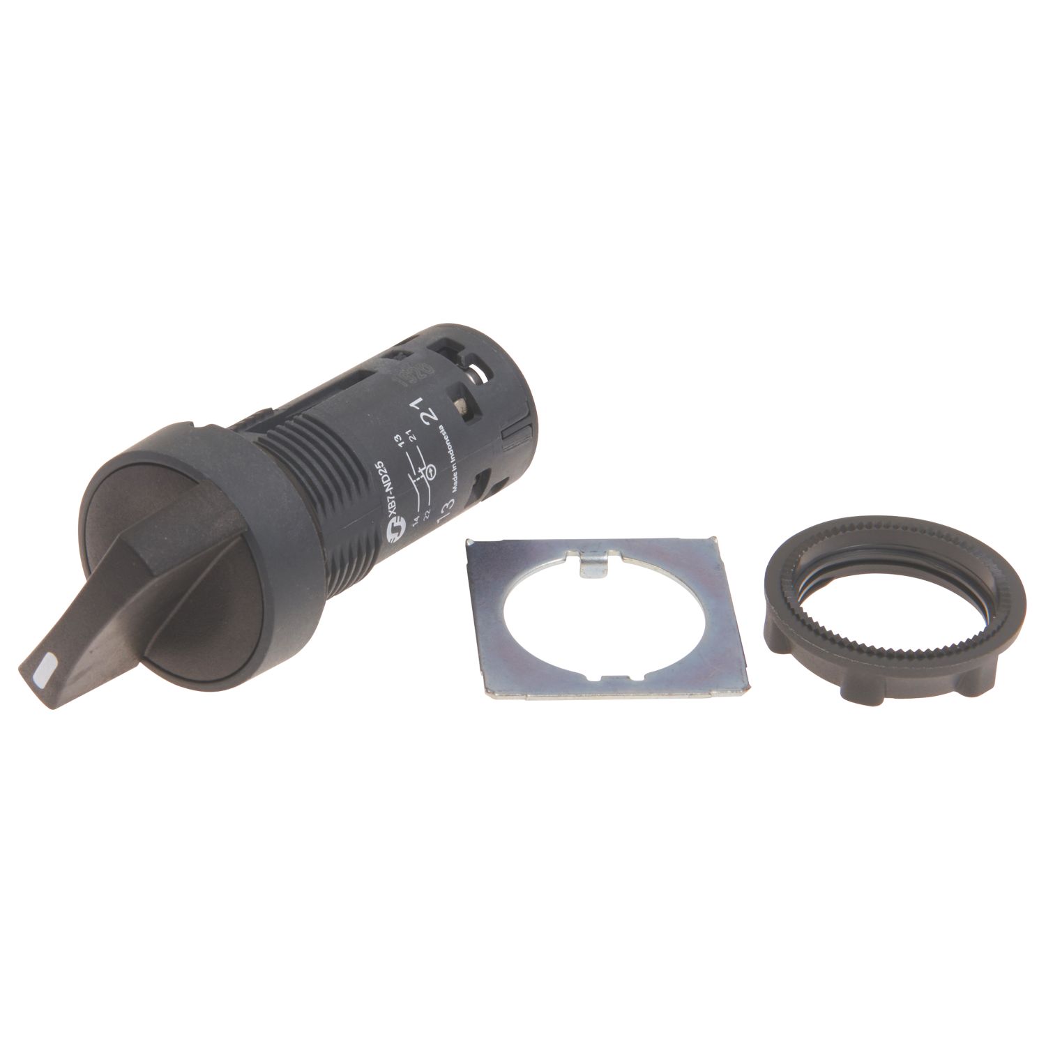 Schneider Electric XB7ND25 Black Push-Button Selector Switch NO/NC (172HV)