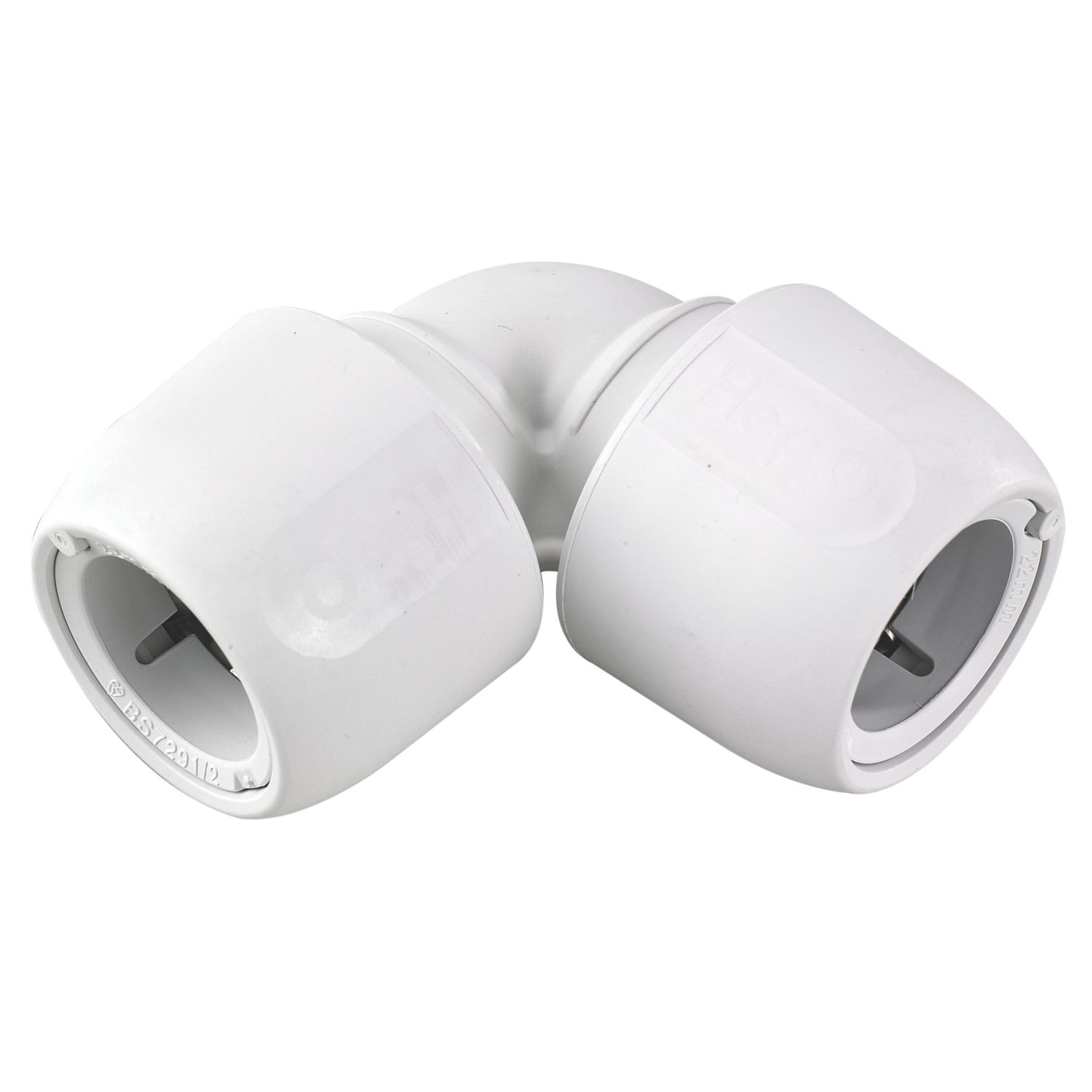 Hep2O Plastic Push-Fit Equal 90° Elbow 28mm (1756J)