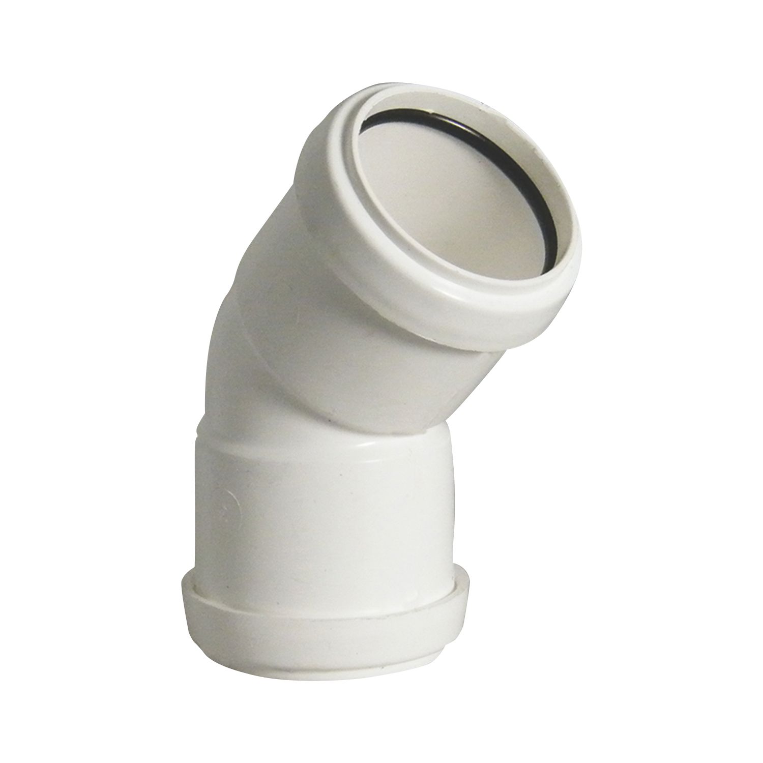 FloPlast Push-Fit Obtuse Bend White 135 (45)° 40mm (17596)