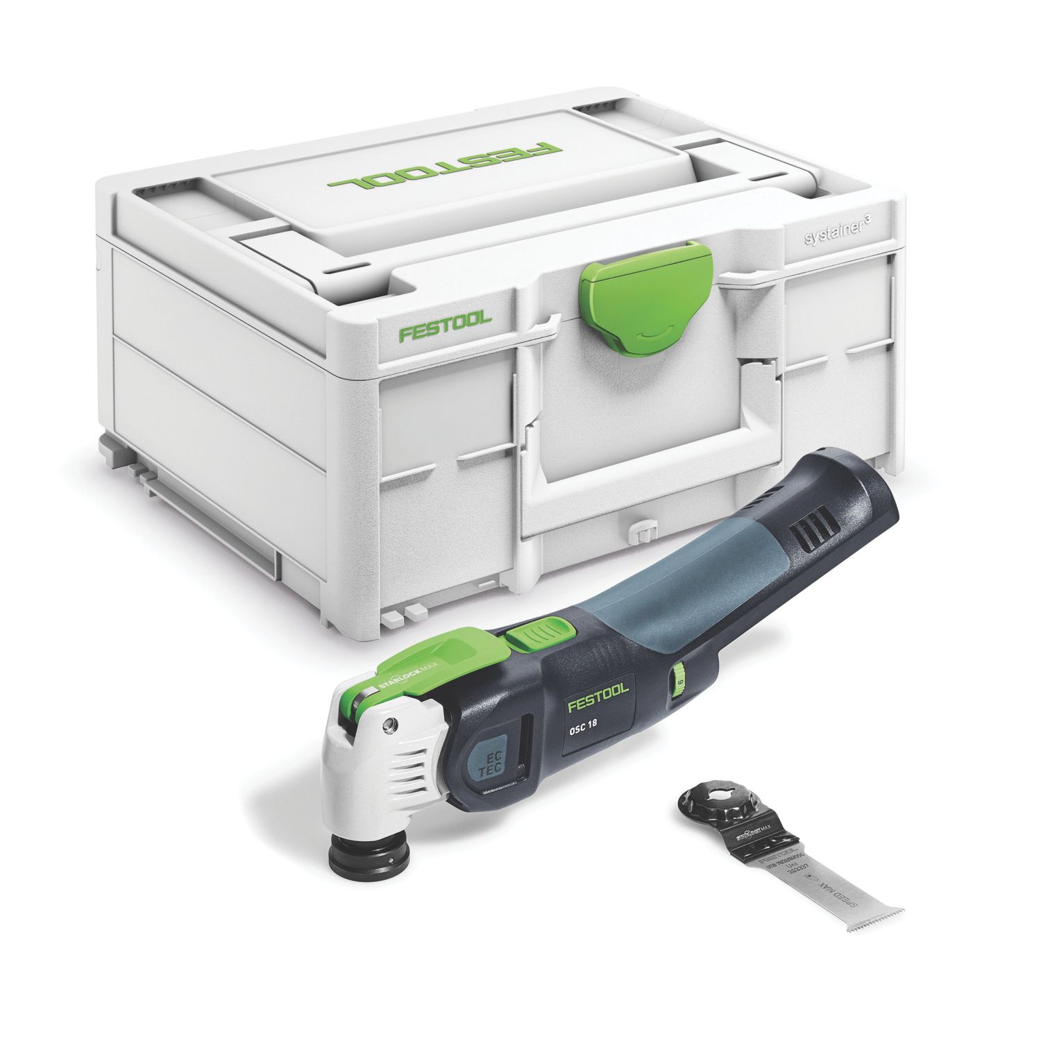Festool 577238 OSC 18 E-Basic Vecturo 18V Li-Ion Brushless Cordless Oscillator - Bare (175HA)