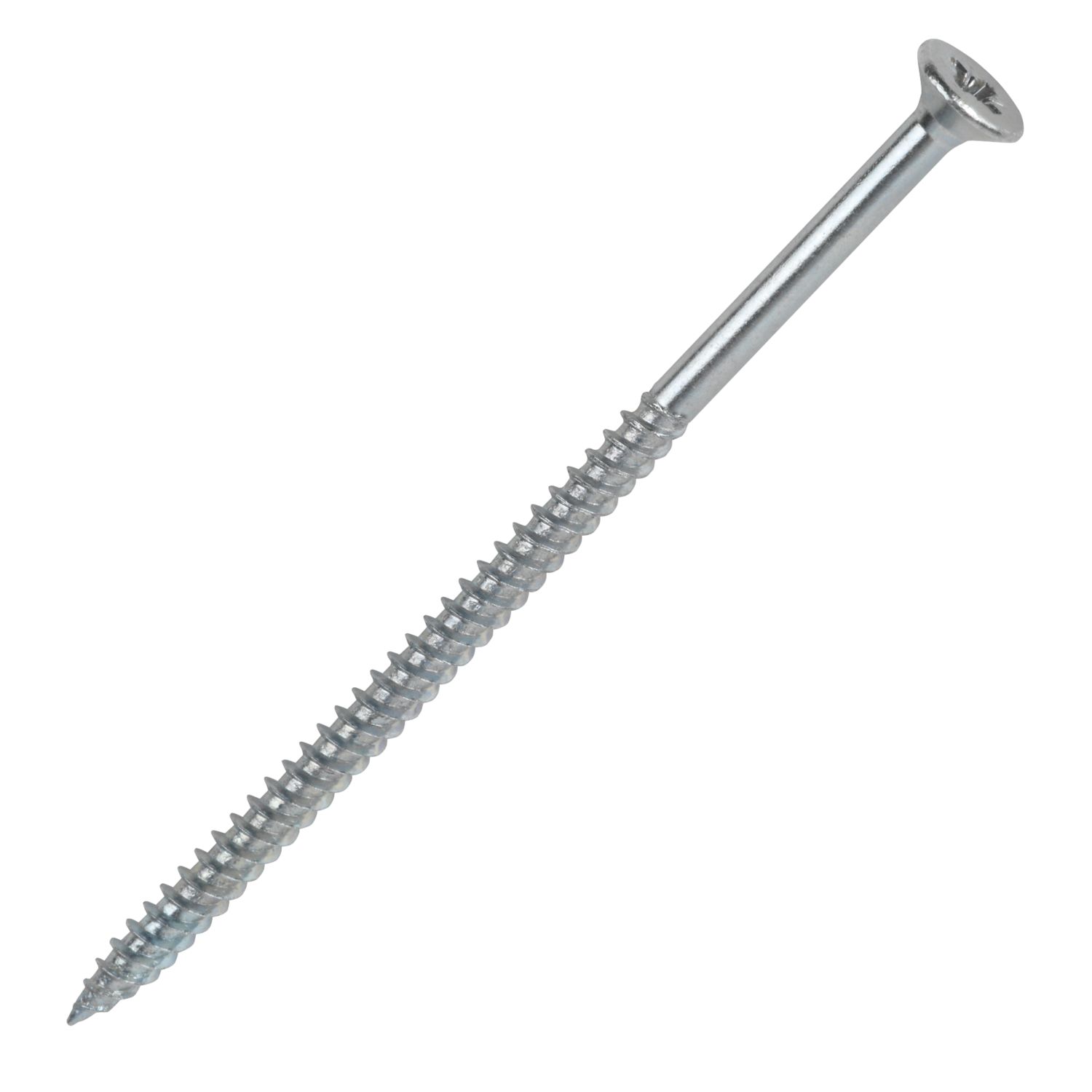 Quicksilver PZ Double-Countersunk Thread Cutting Woodscrews 8ga x 1 1/2" 200 Pack (17605)