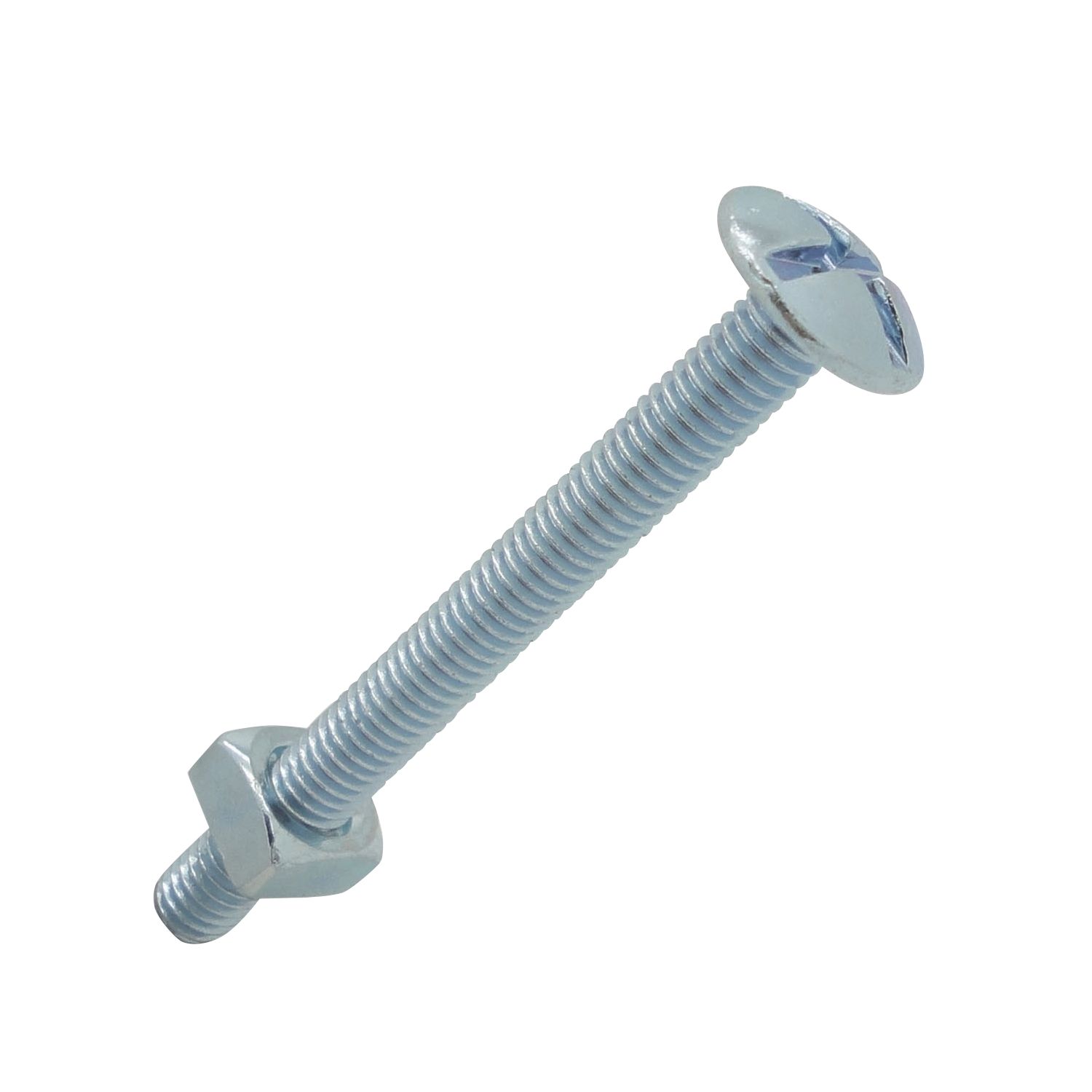 Easyfix Bright Zinc-Plated Roofing Bolts M8 x 70mm 10 Pack (1768J)