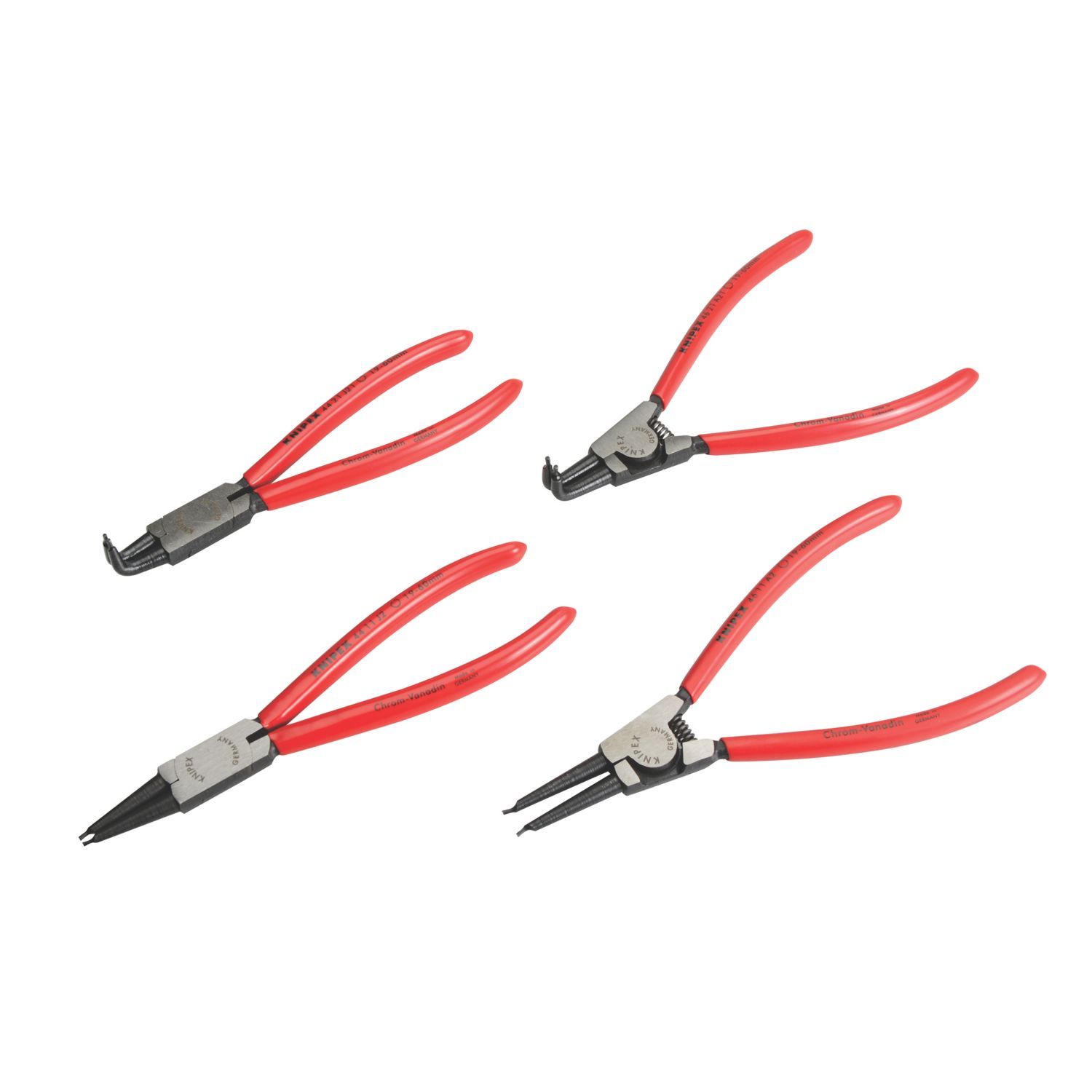 Knipex Circlip Pliers in Tool Roll 4 Pieces (176HL)
