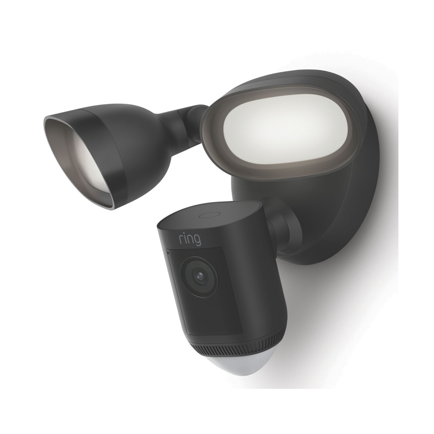 Ring Cam Pro 8SF1E1-BEU0 Black Wired 1080p Outdoor Smart Camera with Floodlight & PIR Sensor (176RJ)