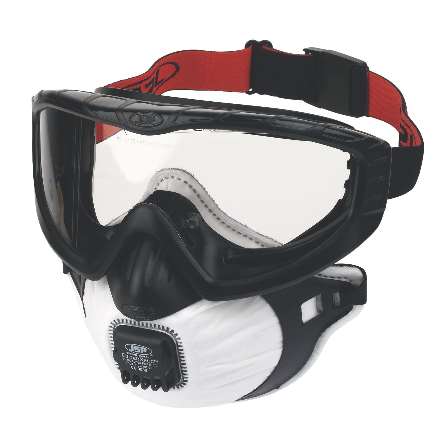 JSP FilterSpec Pro Valved Respirator Black P3 (1785G)
