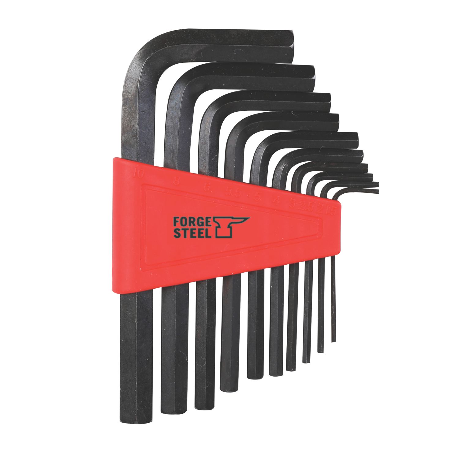 Forge Steel Metric Hex Key 10 Piece Set (178XG)