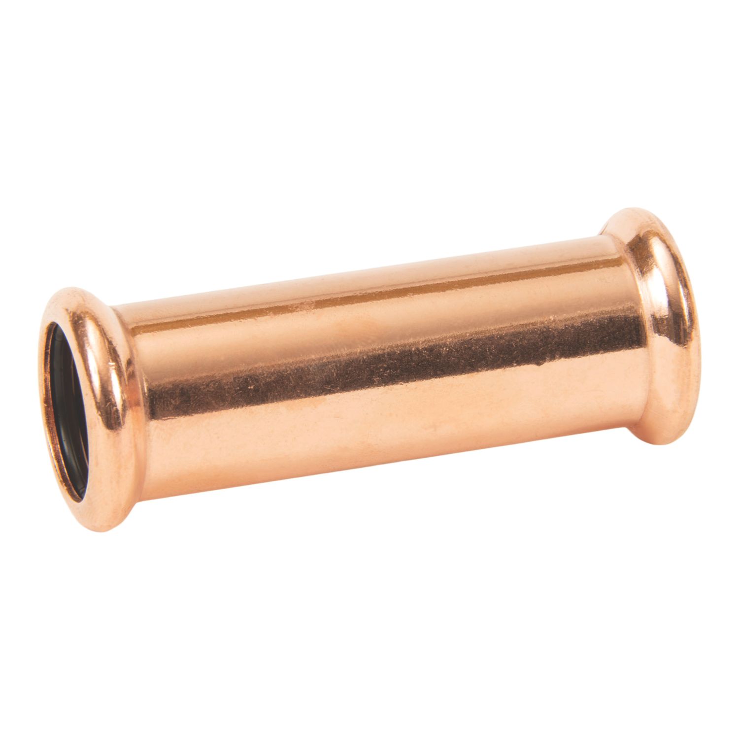 Flomasta Copper Press-Fit Equal M-Profile Slip Couplers 22mm 2 Pack (179AK)