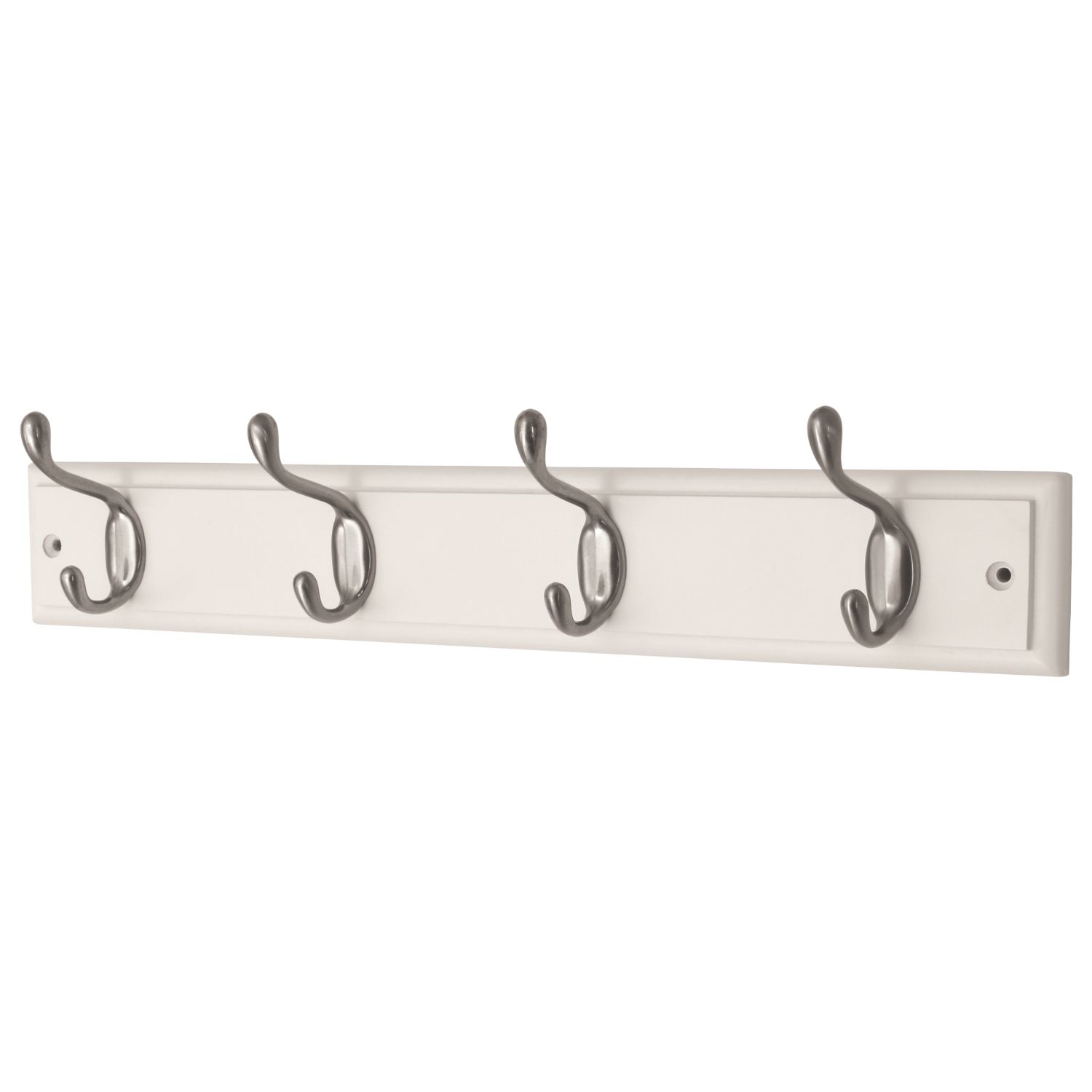 Smith & Locke 4-Hook Rail White 455mm x 90mm (181HT)