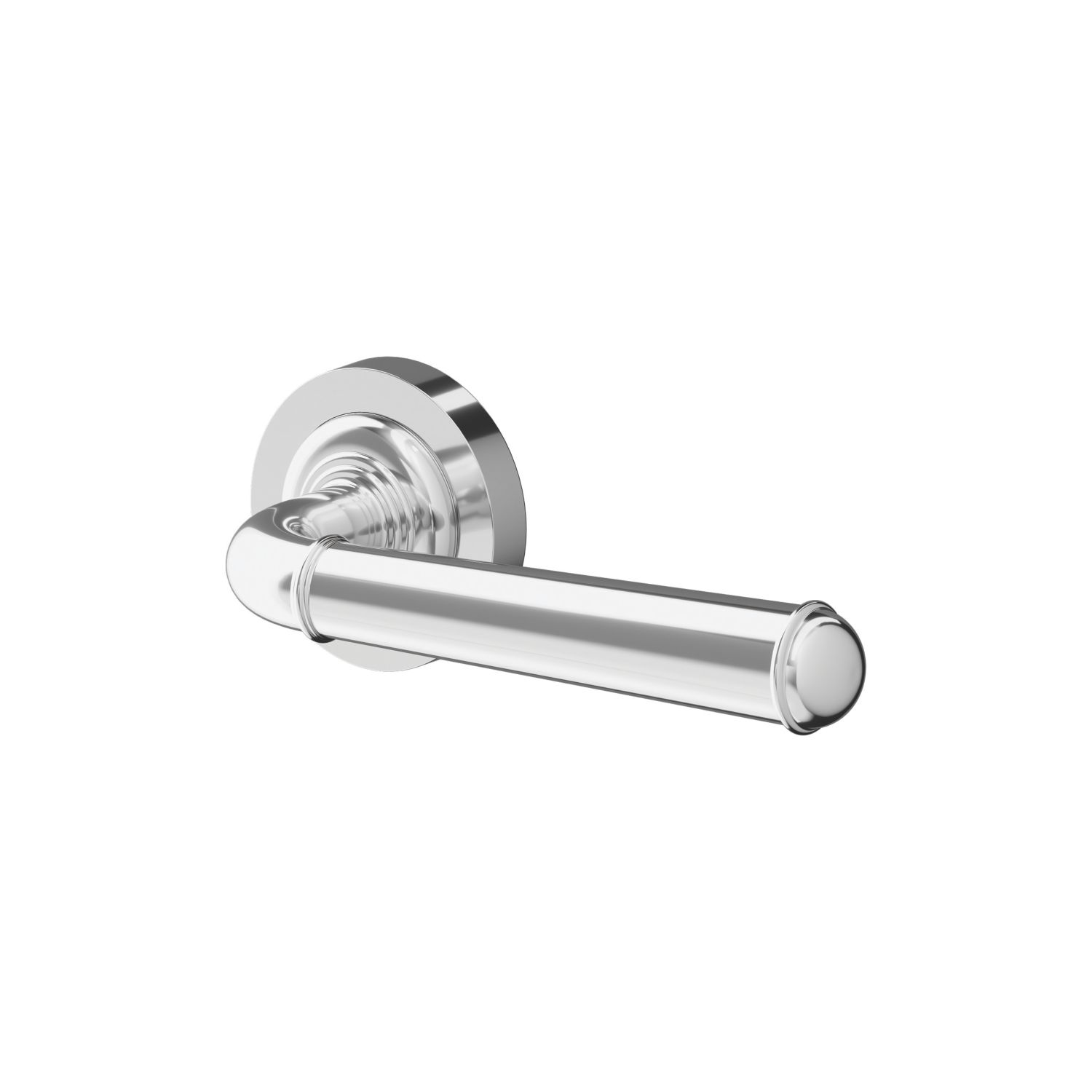 Cooke & Lewis Lizig Lever on Rose Handle Pair Polished Chrome (182CM)