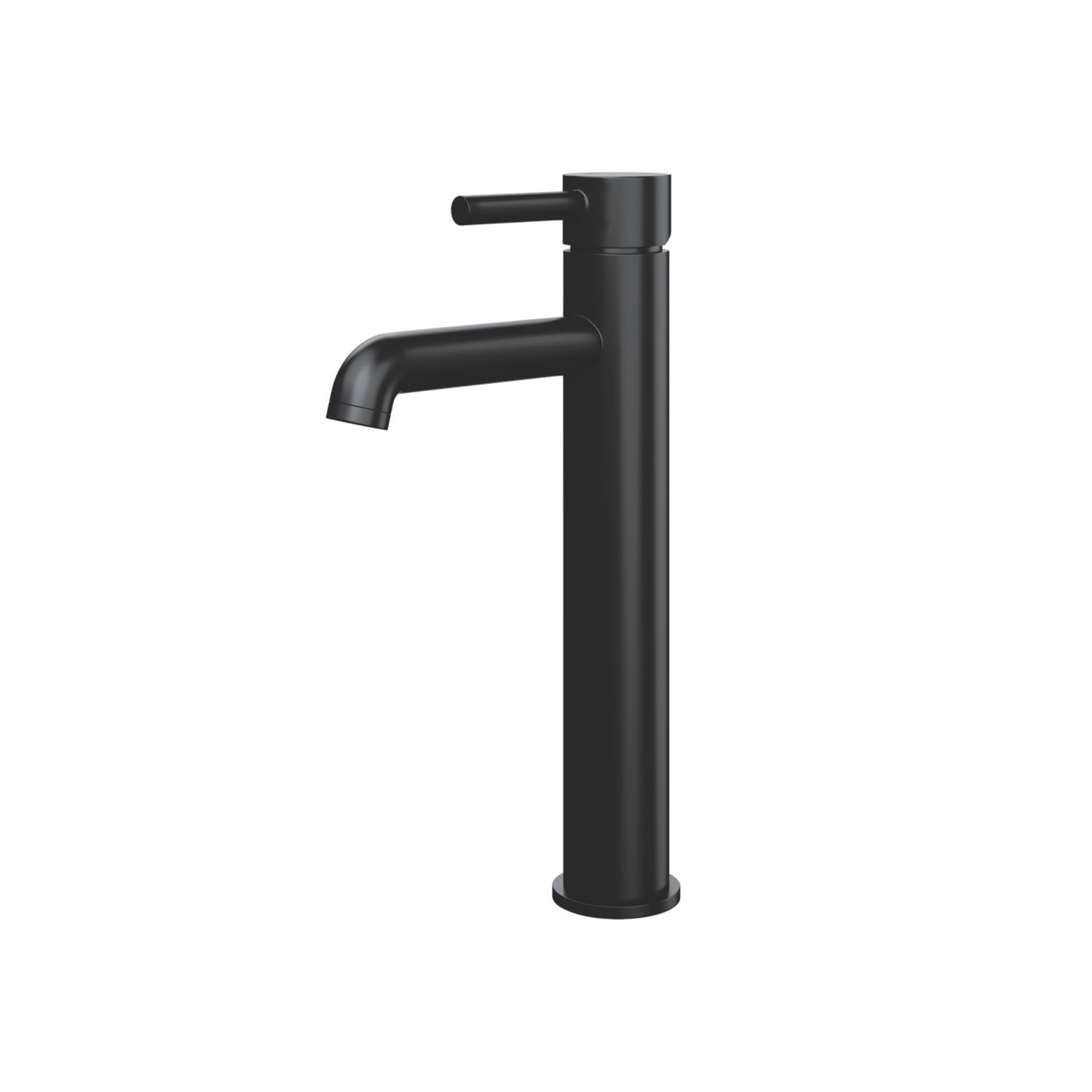 ETAL Bounce Matt Black 288mm Standard Lever Mono Basin Mixer Tap (182YU)