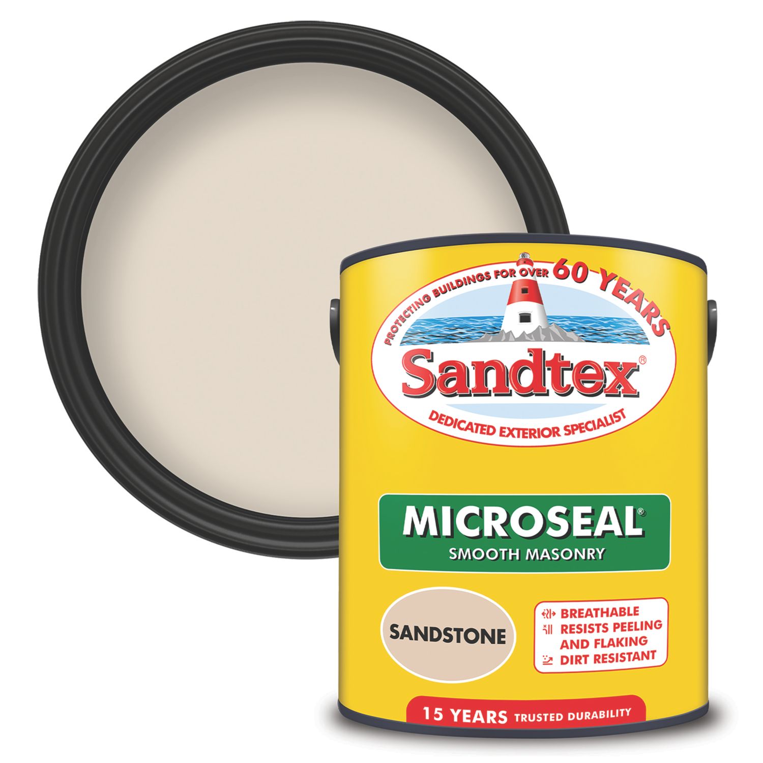 Sandtex 5Ltr Ultra Smooth Sandstone Masonry Paint (183AK)