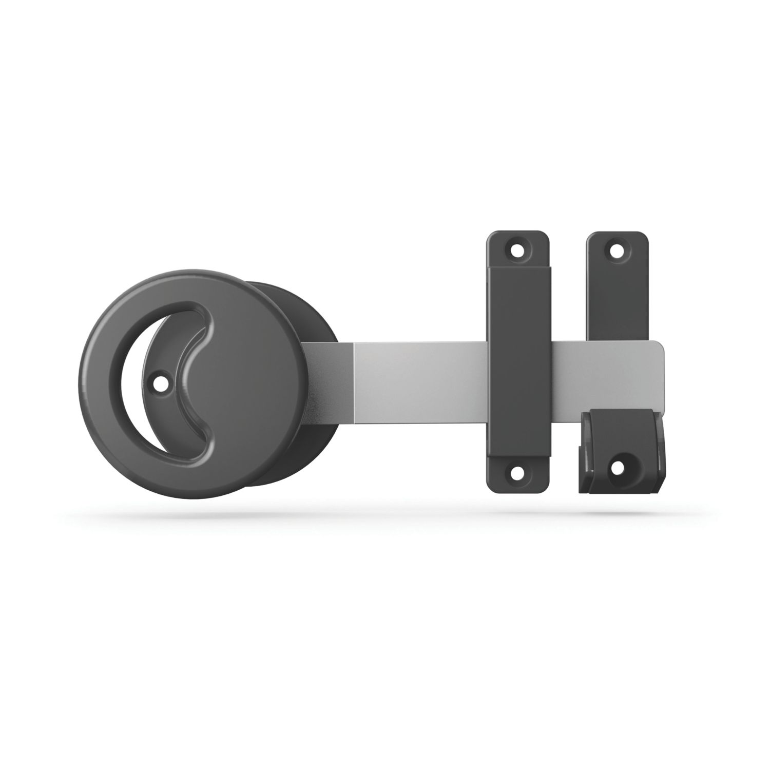 GateMate Ring Gate Latch Black 150mm (185AN)