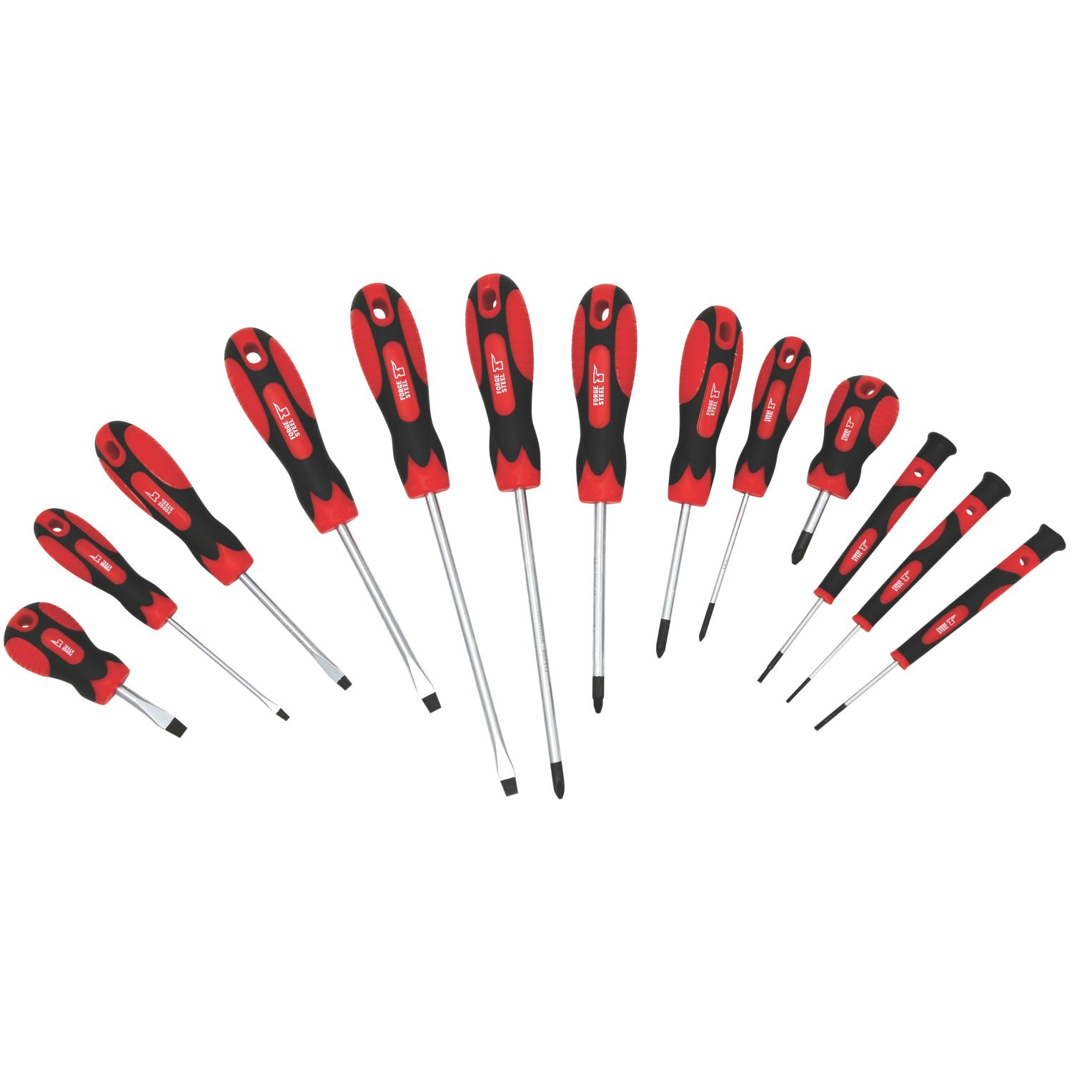 Forge Steel Mixed Screwdriver Set 13 Pieces (185KY)