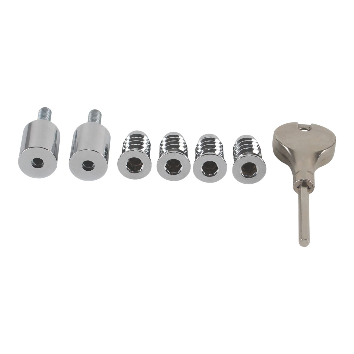 Smith & Locke 40mm Sash Stops Polished Chrome 2 Pack (188YX)