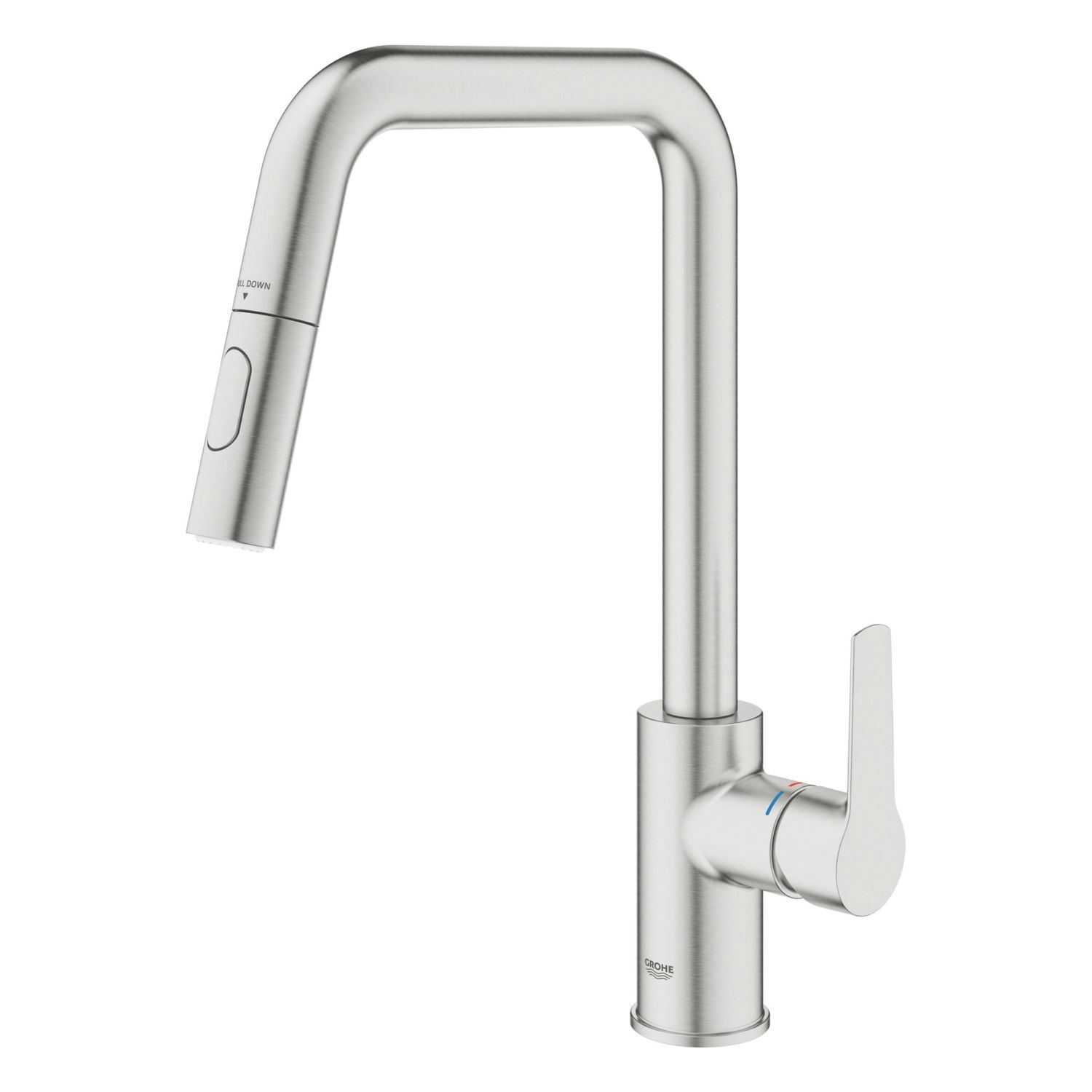 Grohe Start 30631DC0 Single Lever Kitchen Sink Mixer Tap Supersteel (189AM)
