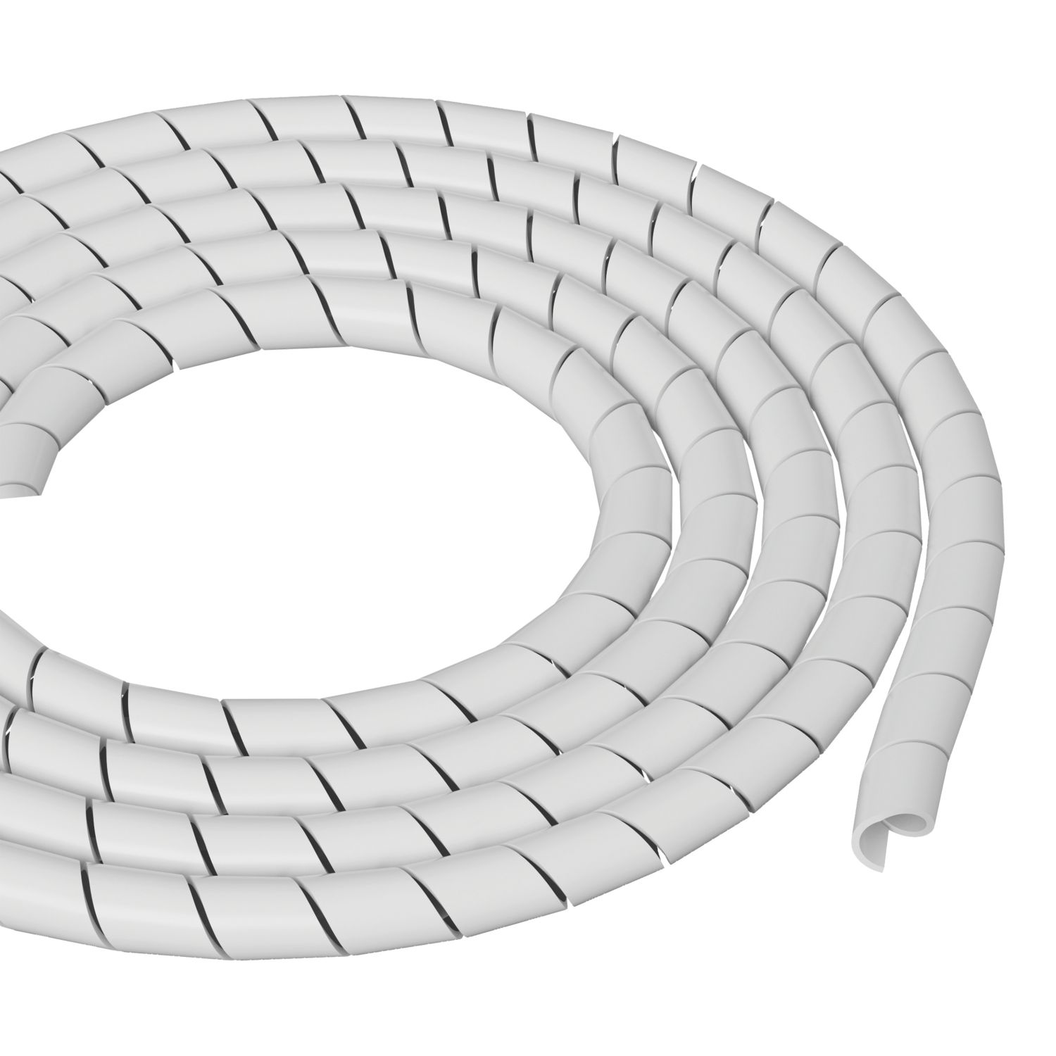 D-Line 10-40mm White Cable Tidy Wrap 2.5m (189CX)