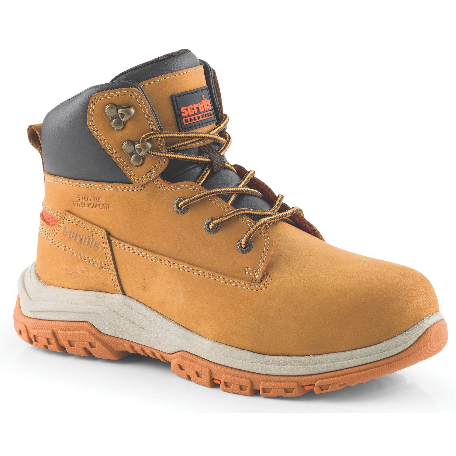 Scruffs Ridge Size 9 Tan Steel Toe Cap Safety Boots (189KV)