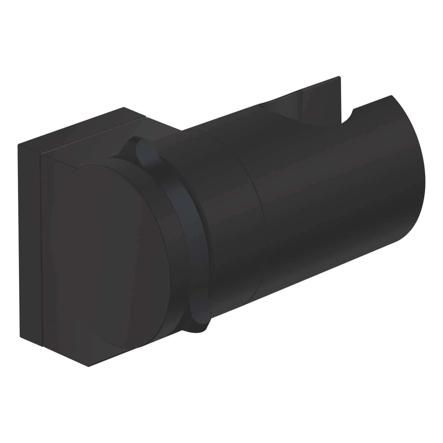 Grohe Vitalio Universal Wall Hand Shower Holder Matt Black 83mm (189YX)