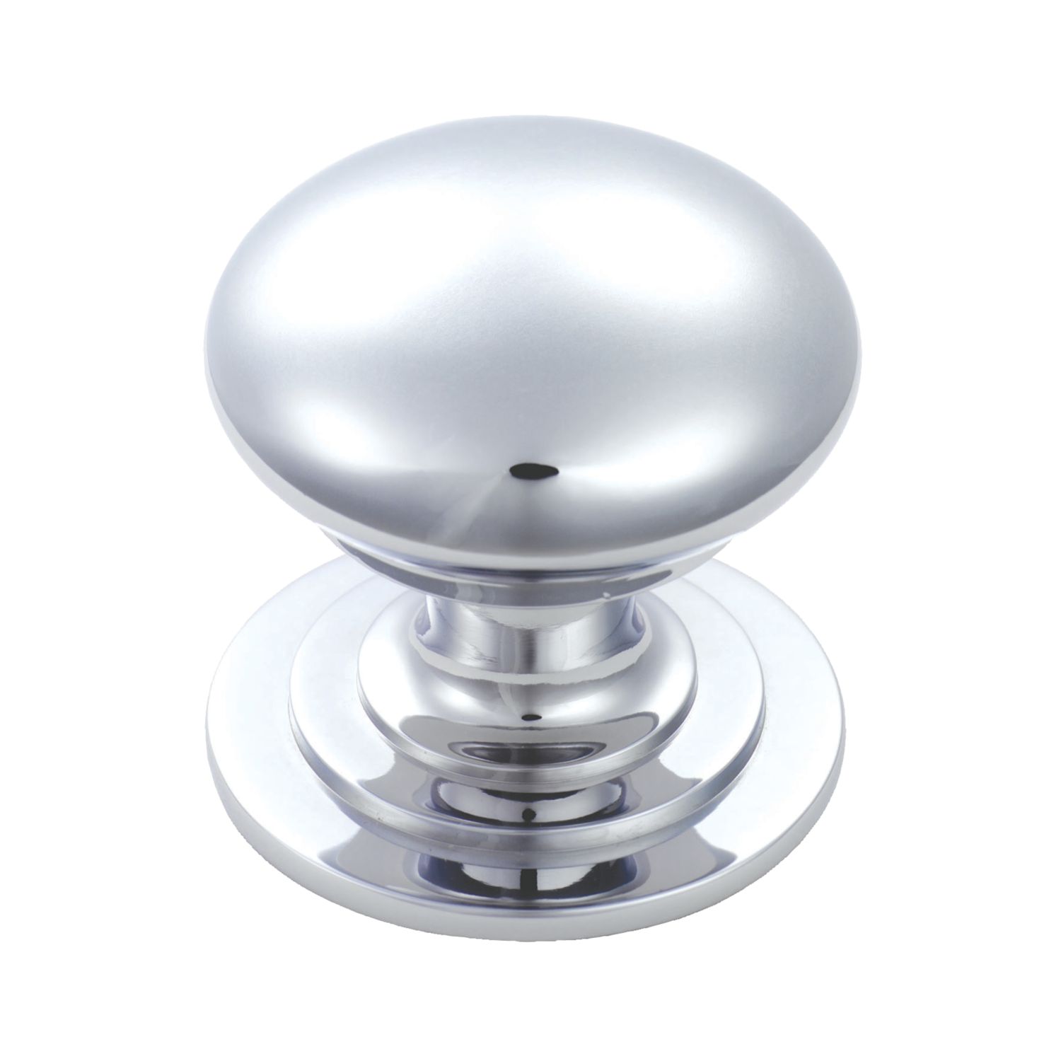 Carlisle Brass Victorian Cupboard Knob Polished Chrome 25mm (1910P)
