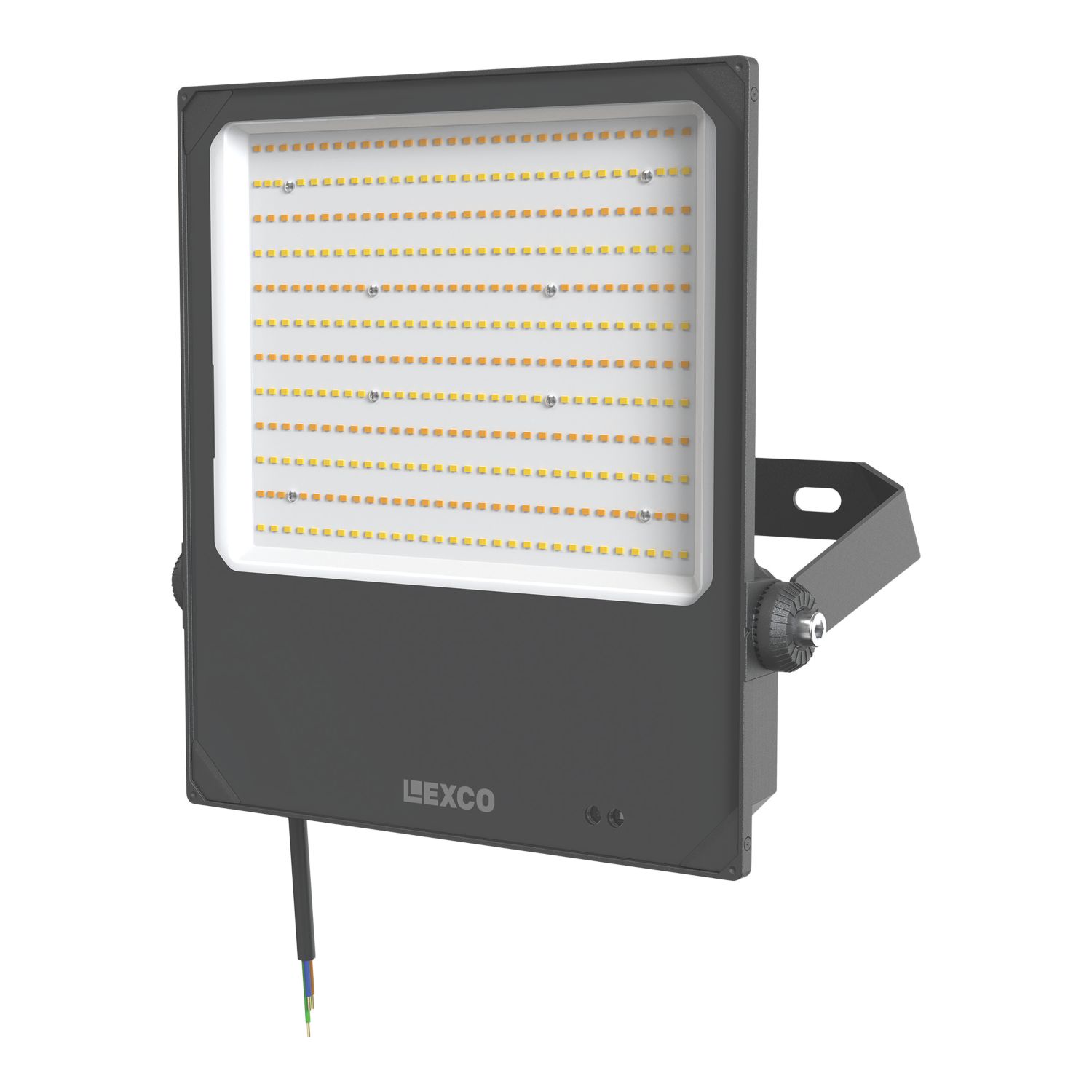 Lexco Secunda Outdoor LED Floodlight With Photocell Black 150W 15,200-20,000lm (191RE)
