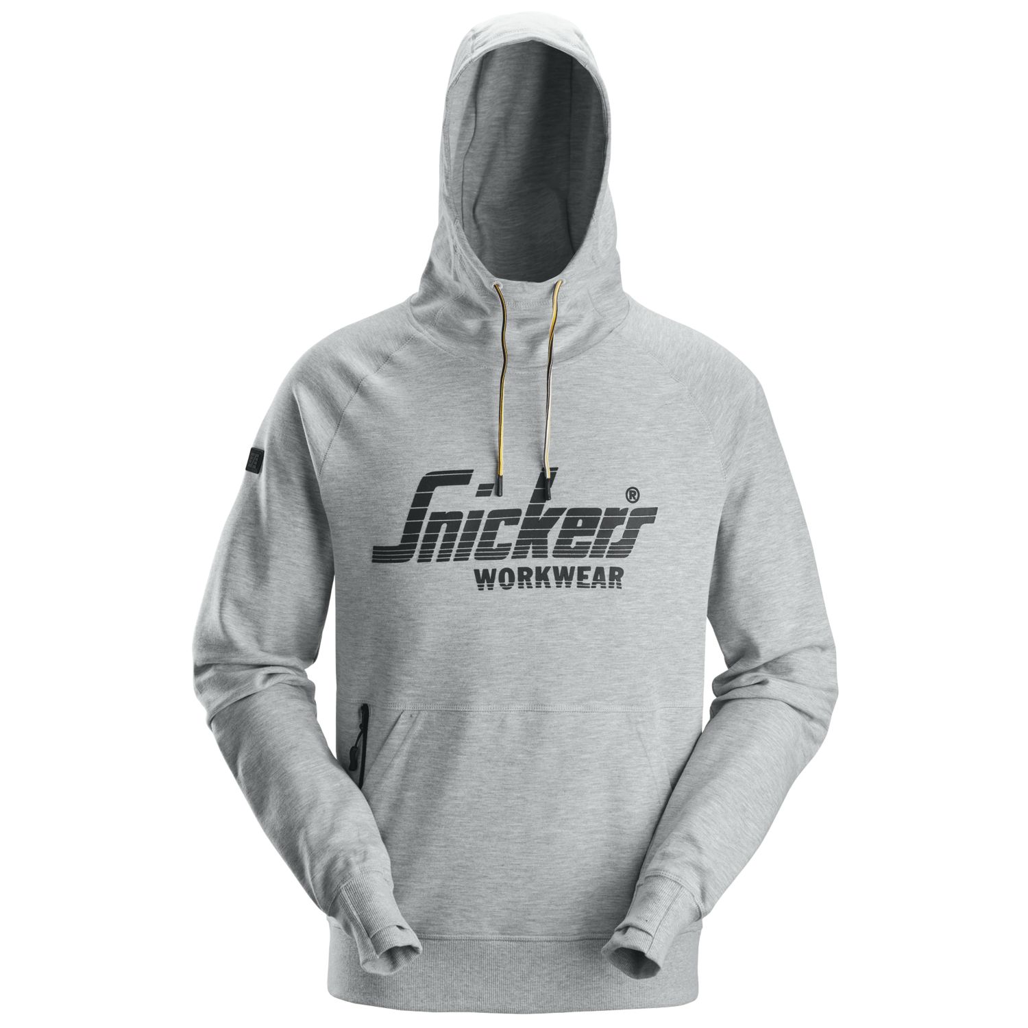 Snickers 2894 Logo Hoodie Grey Melange Medium 39" Chest (192KC)