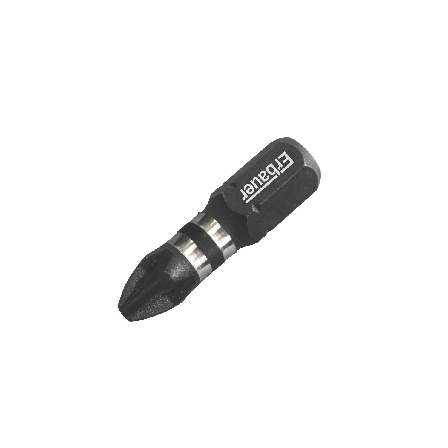 Erbauer 1/4" 25mm Hex Shank PZ1 Impact Screwdriver Bits 3 Pack (19357)