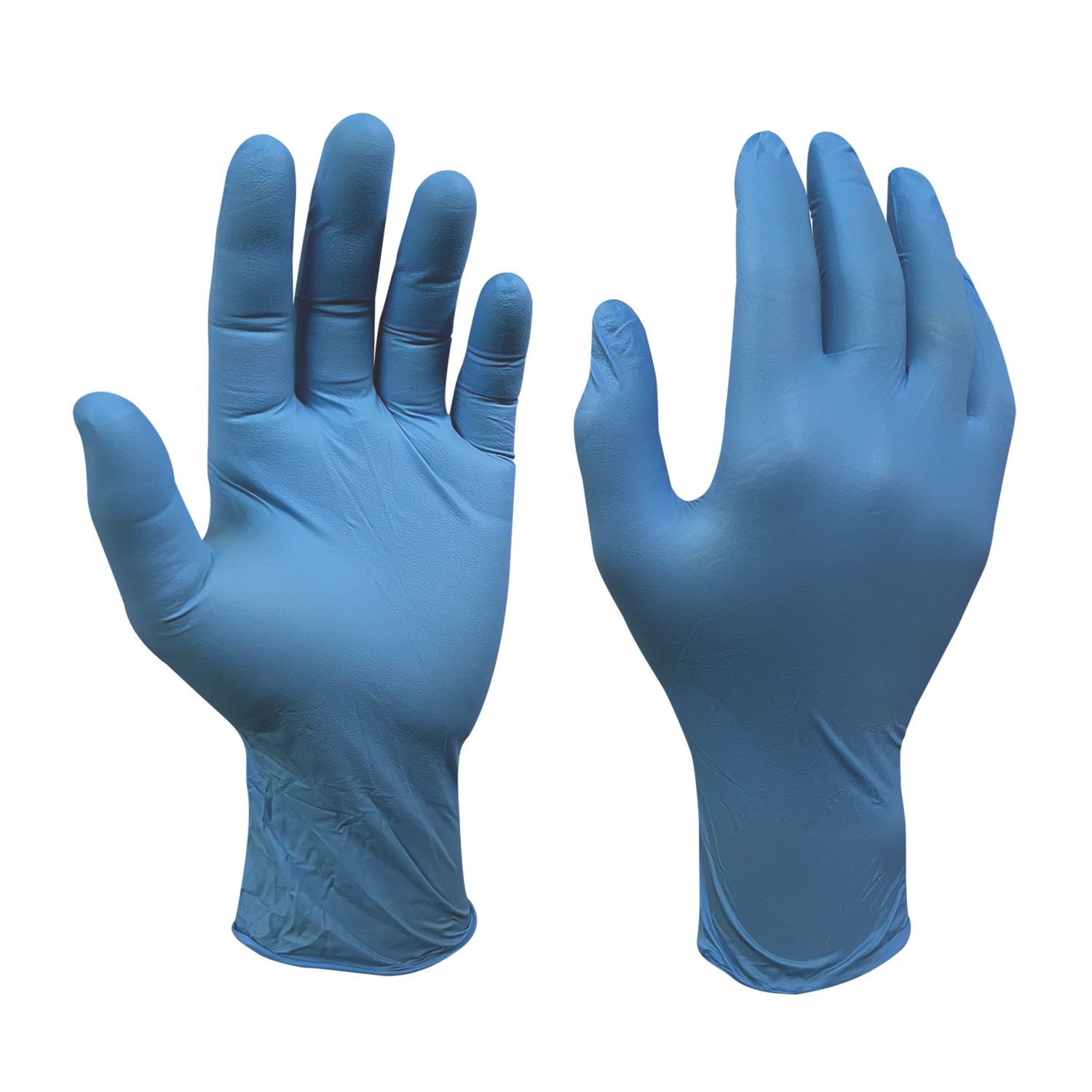 Site Nitrile Powder-Free Disposable Chemical Gloves Blue Large 100 Pack (193RR)