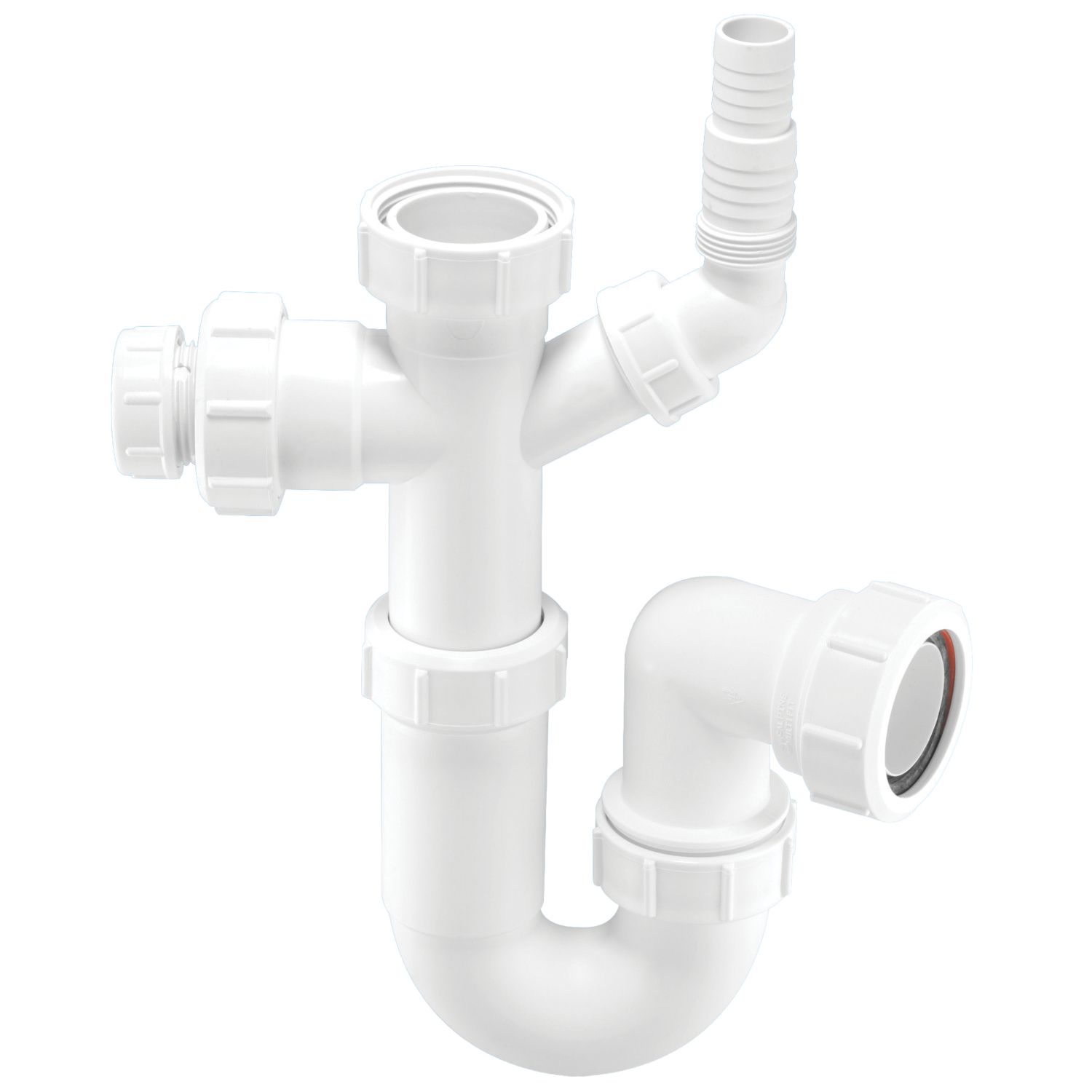 McAlpine Adjustable 'P' Trap White 40mm (1957P)