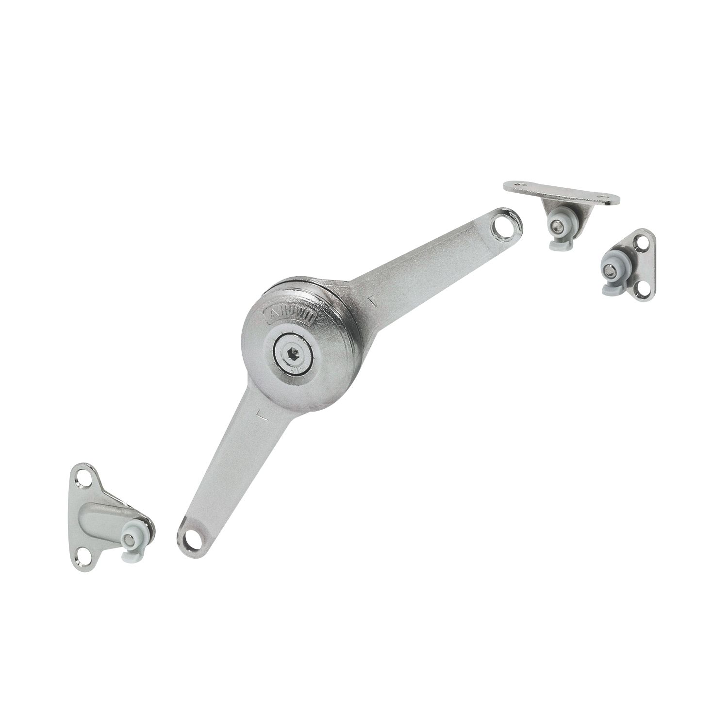 Hafele Free Matt Nickel Flap Stay Hinge 400mm (1966P)