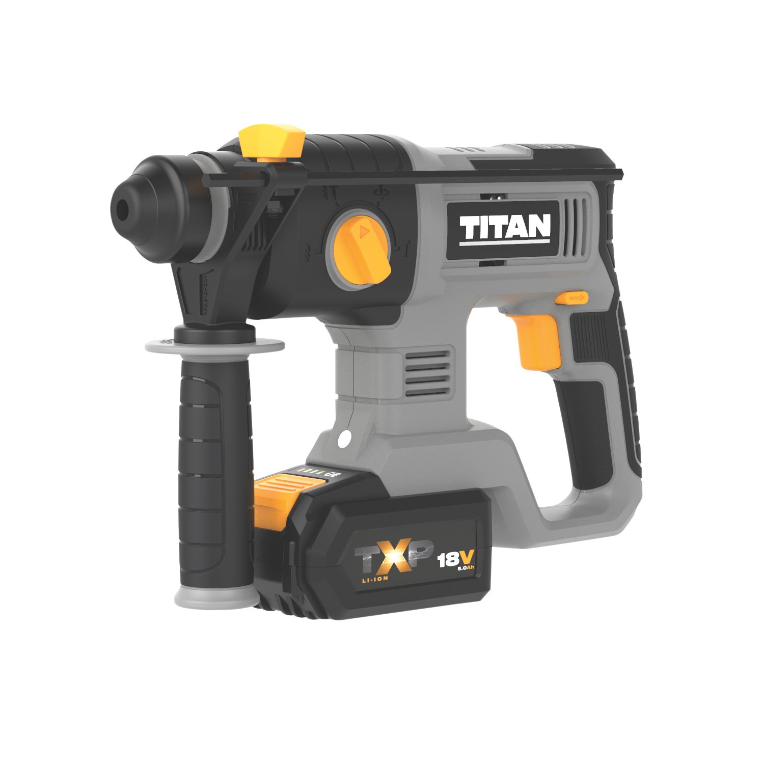 Titan TTI871SDS 3.2kg 18V 1 x 5.0Ah Li-Ion TXP Cordless SDS+ Drill (196PV)