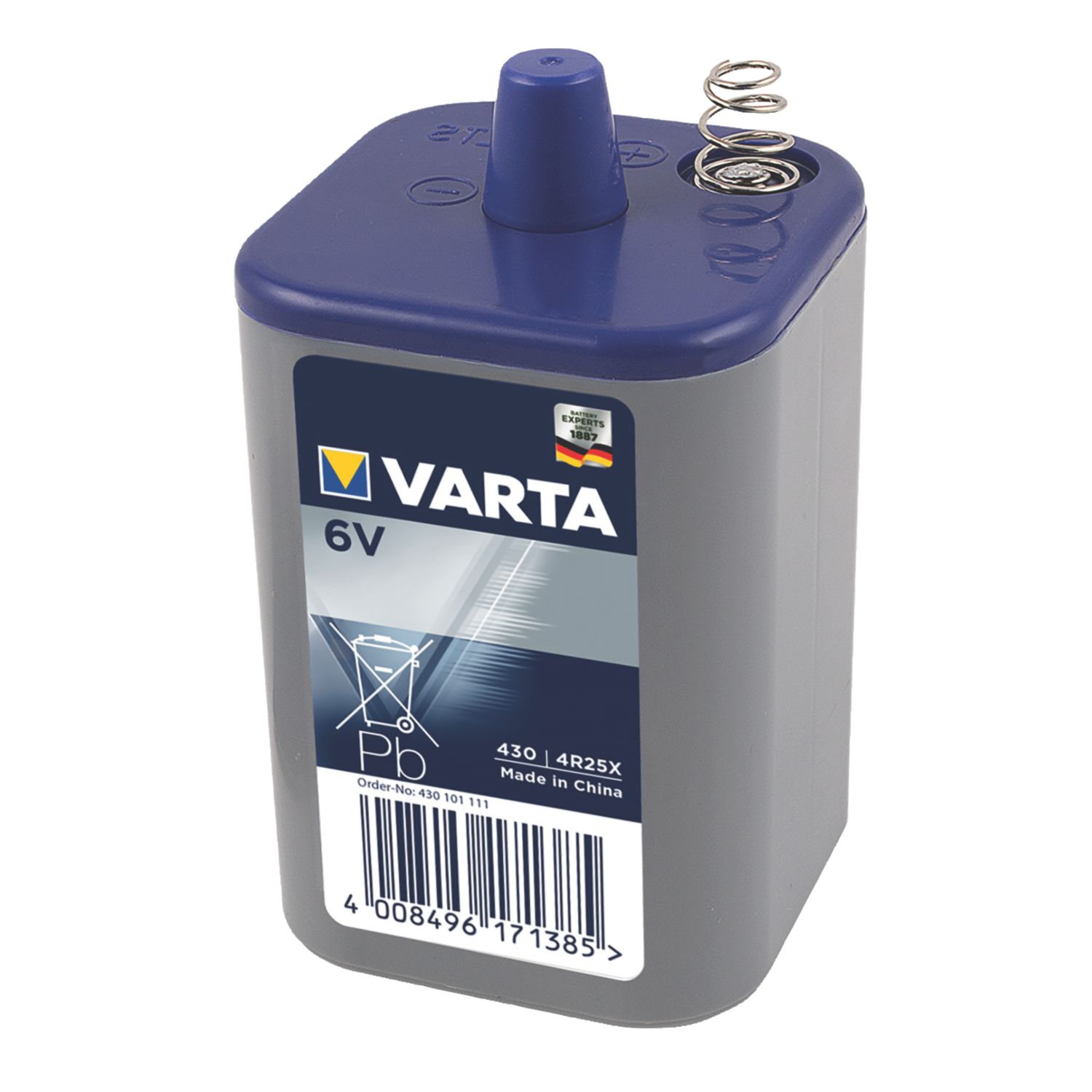 Varta 4R25 6V Zinc Chloride Battery (198HK)