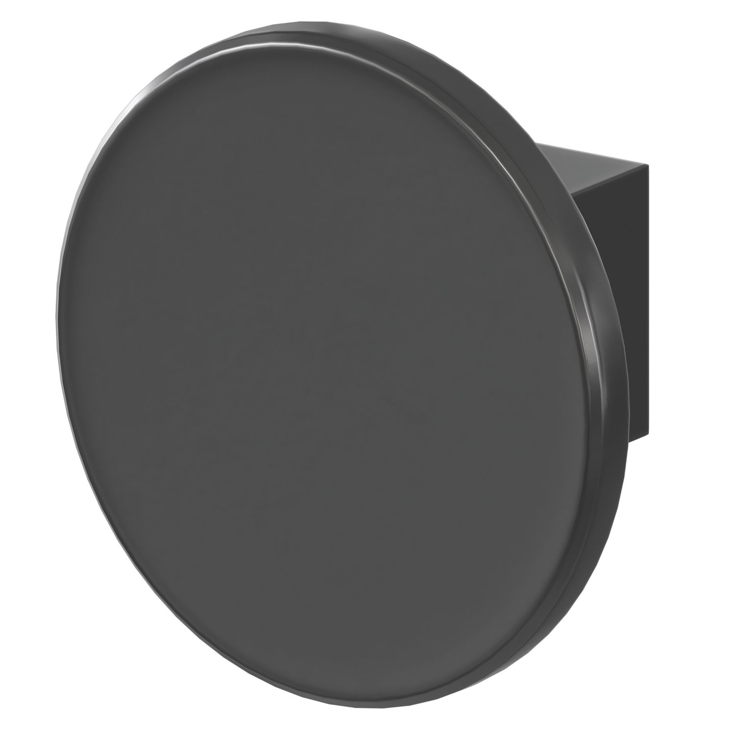 Elland Round Bathroom Hook Black (198PE)