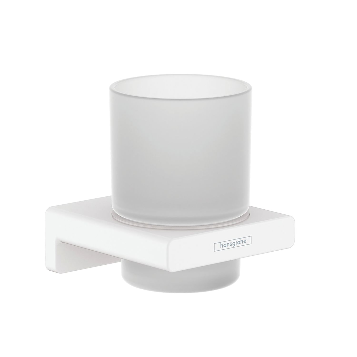 Hansgrohe AddStoris Toothbrush Tumbler Matt White (198VH)