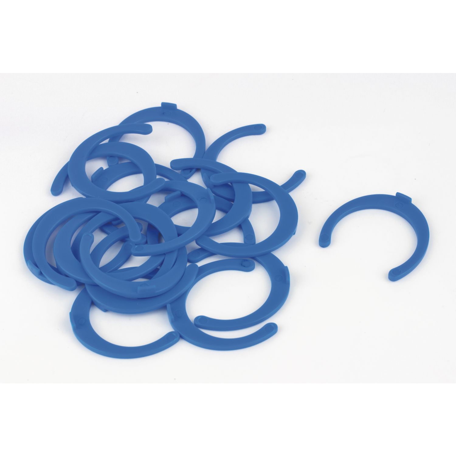 FloPlast FloFit+ Plastic Collet Clips Blue 22mm 20 Pack (199FA)