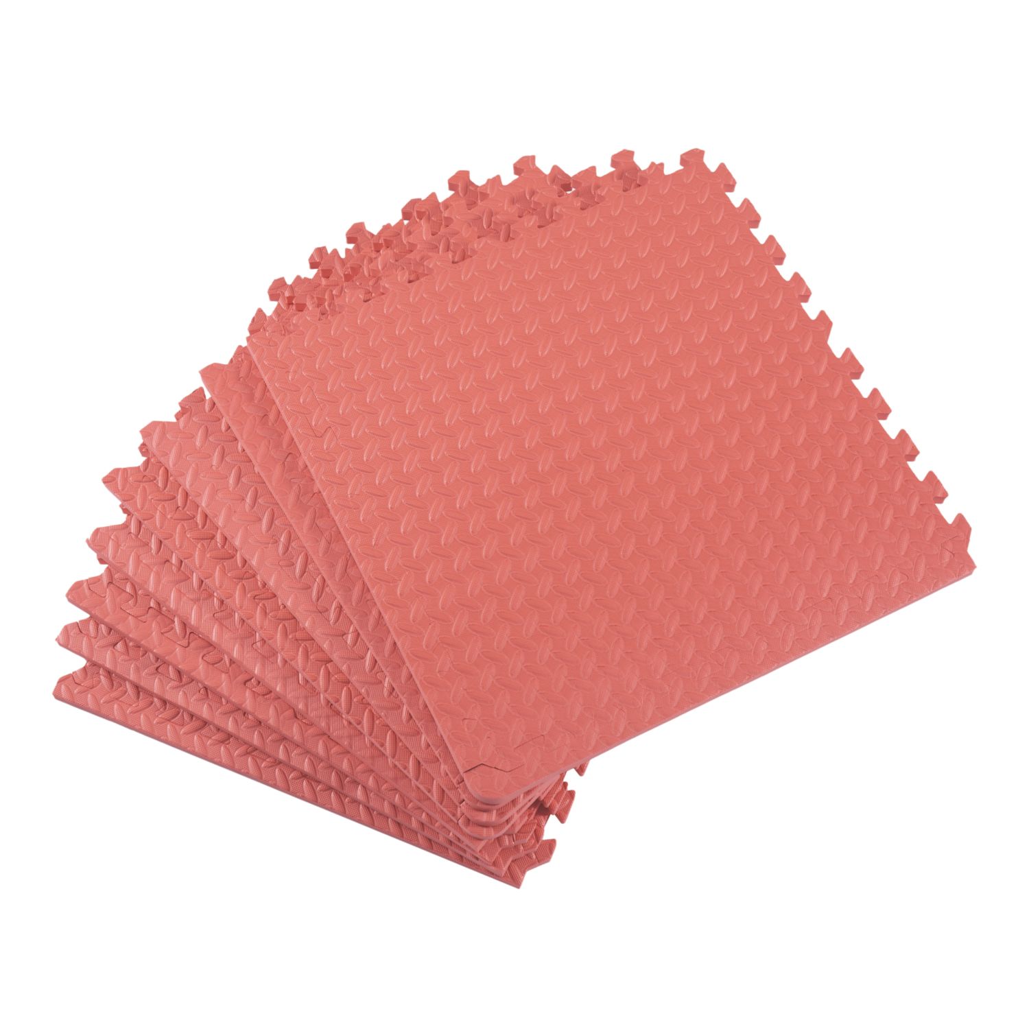 Essentials Interlocking Floor Tiles Red 20mm 8 Pack (199PH)