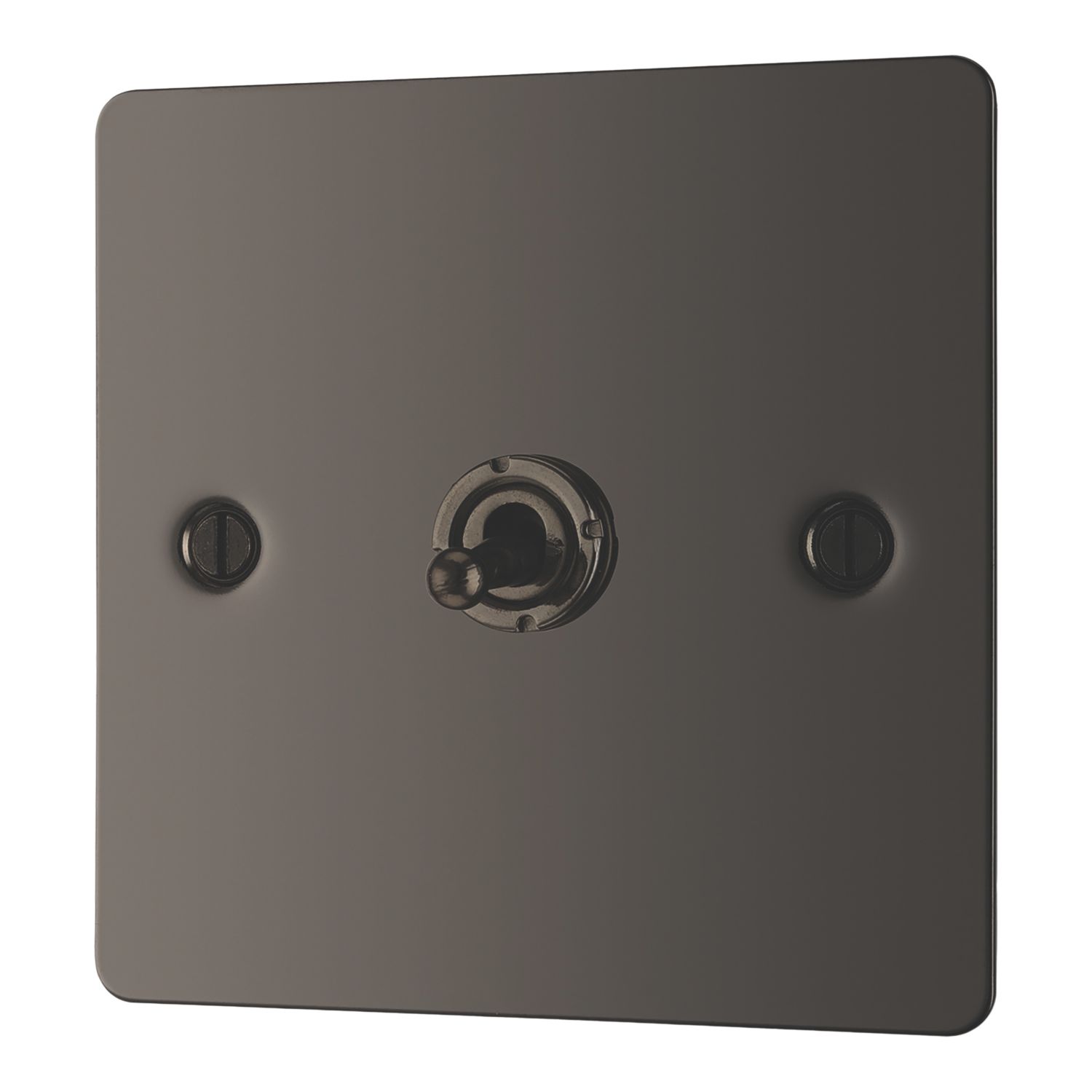 LAP 20A 16AX 1-Gang 2-Way Toggle Switch Black Nickel (199PN)