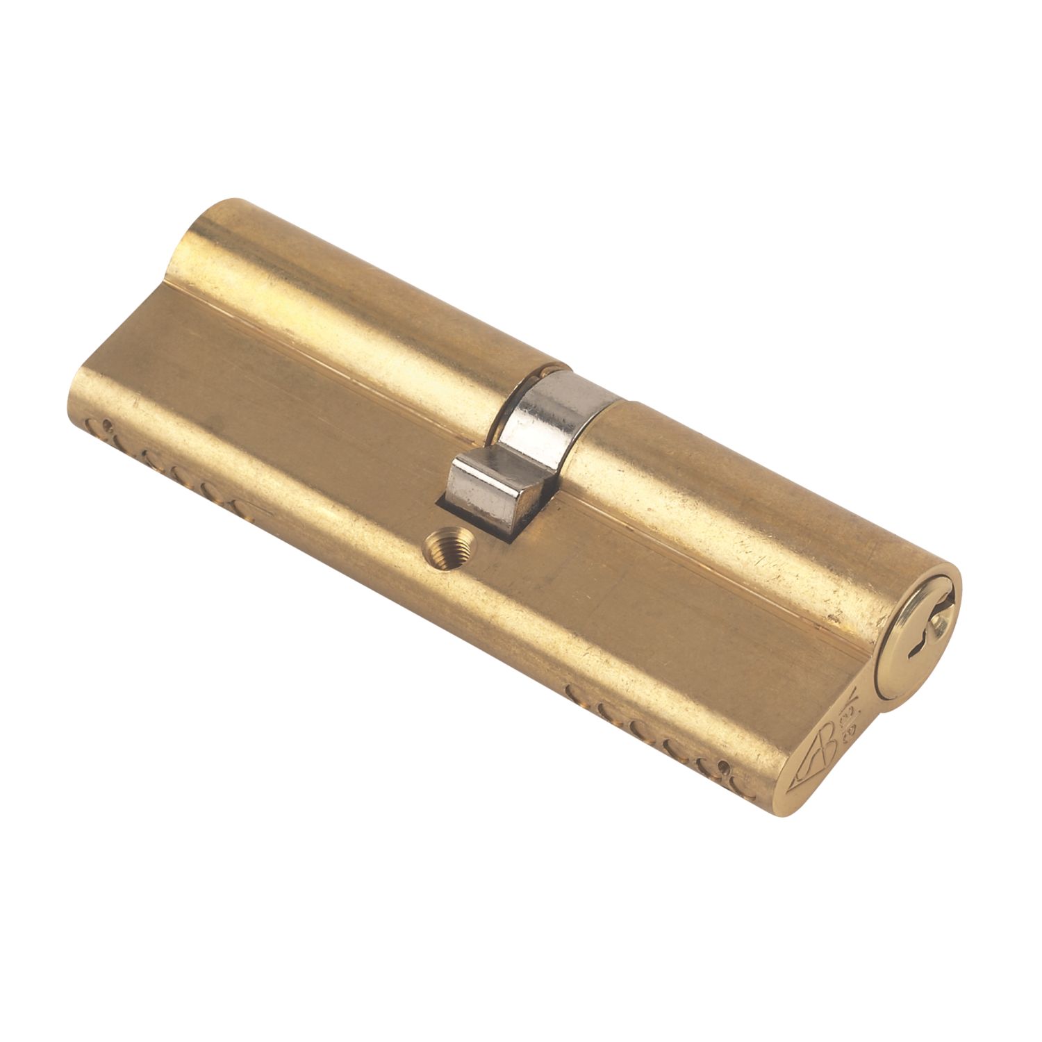 Yale Fire Rated 1 Star Double Euro Cylinder Lock BS 45-50 (95mm) Polished Brass (20074)