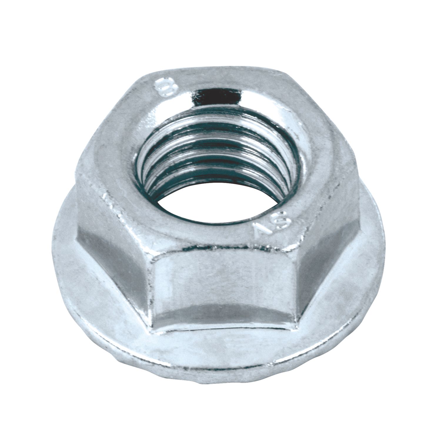 Easyfix BZP Carbon Steel Flange Head Nuts M10 100 Pack (2008P)