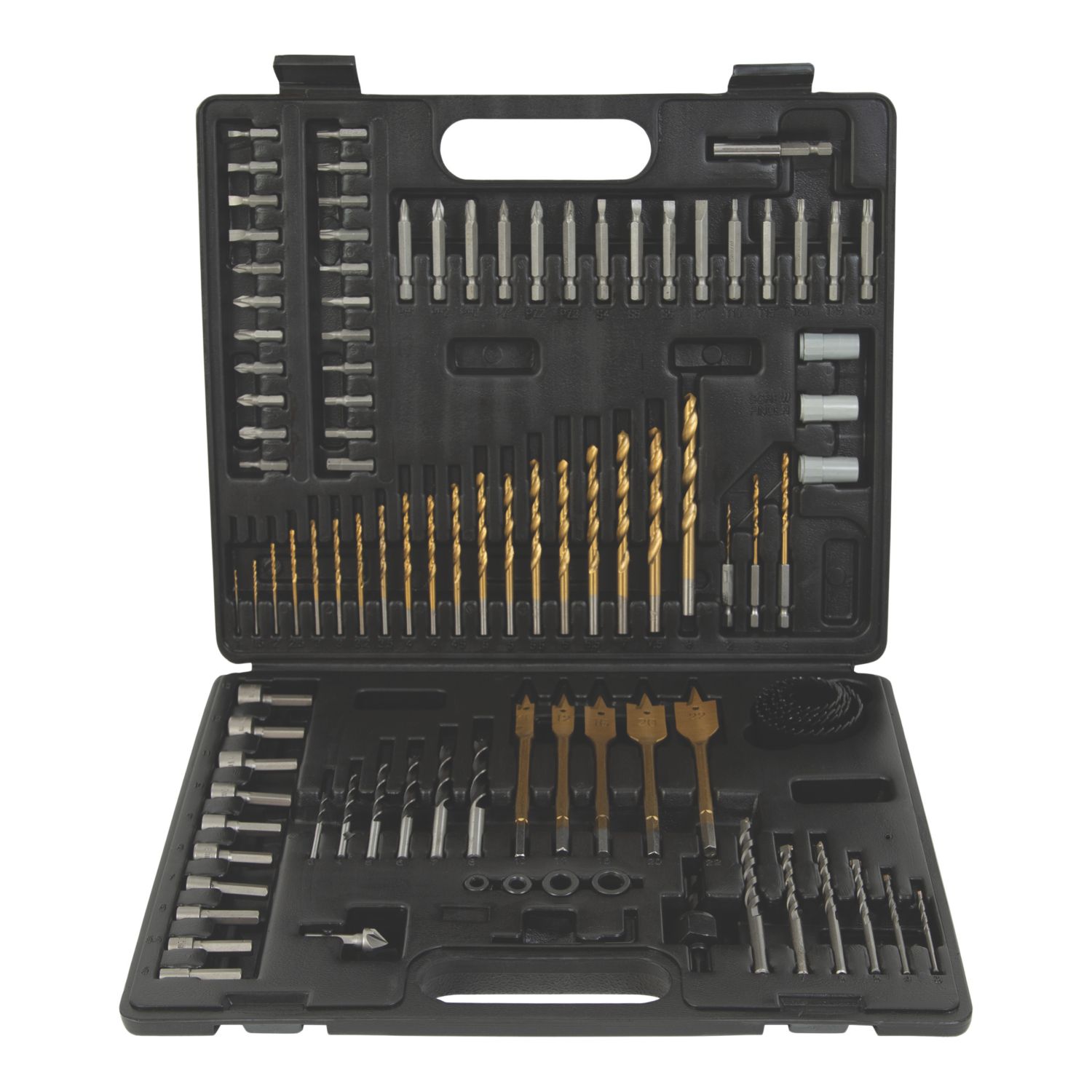 Forge Steel Multi-Material Drill & Screwdriver Bit Set 101 Pieces (200AK)