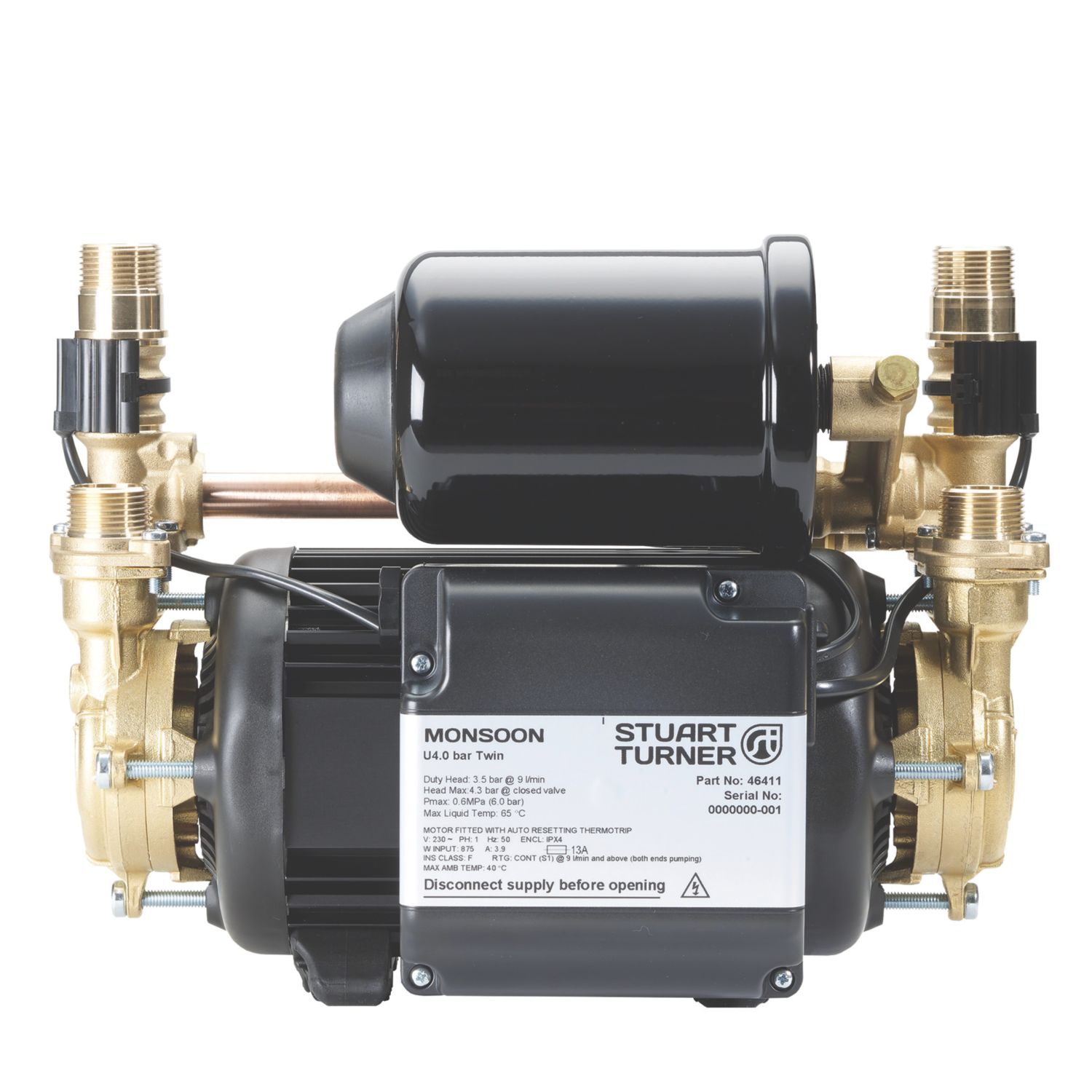 Stuart Turner Monsoon Regenerative Twin Pump 4.0bar (200CU)