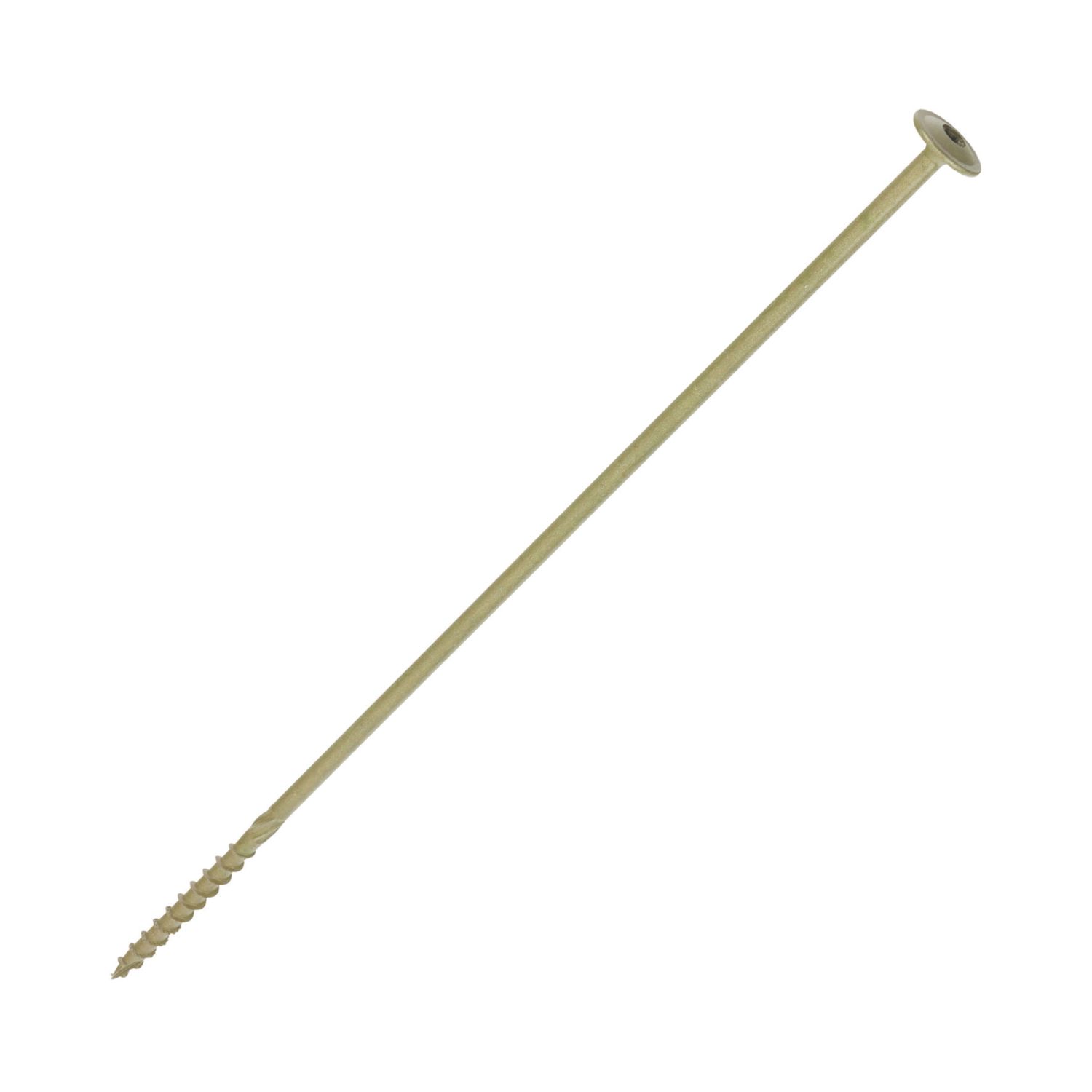Timco TX Wafer Timber Frame Construction & Landscaping Screws 8mm x 350mm 25 Pack (200KG)