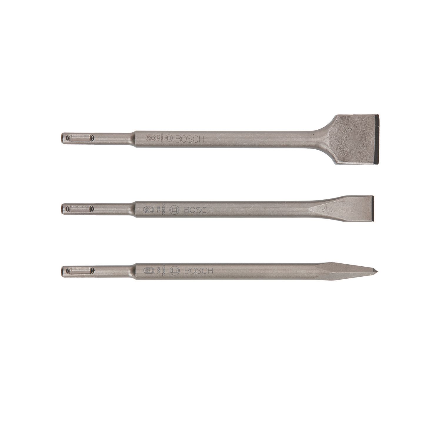 Bosch SDS Plus Shank Chisel Set 3 Pieces (201EH)