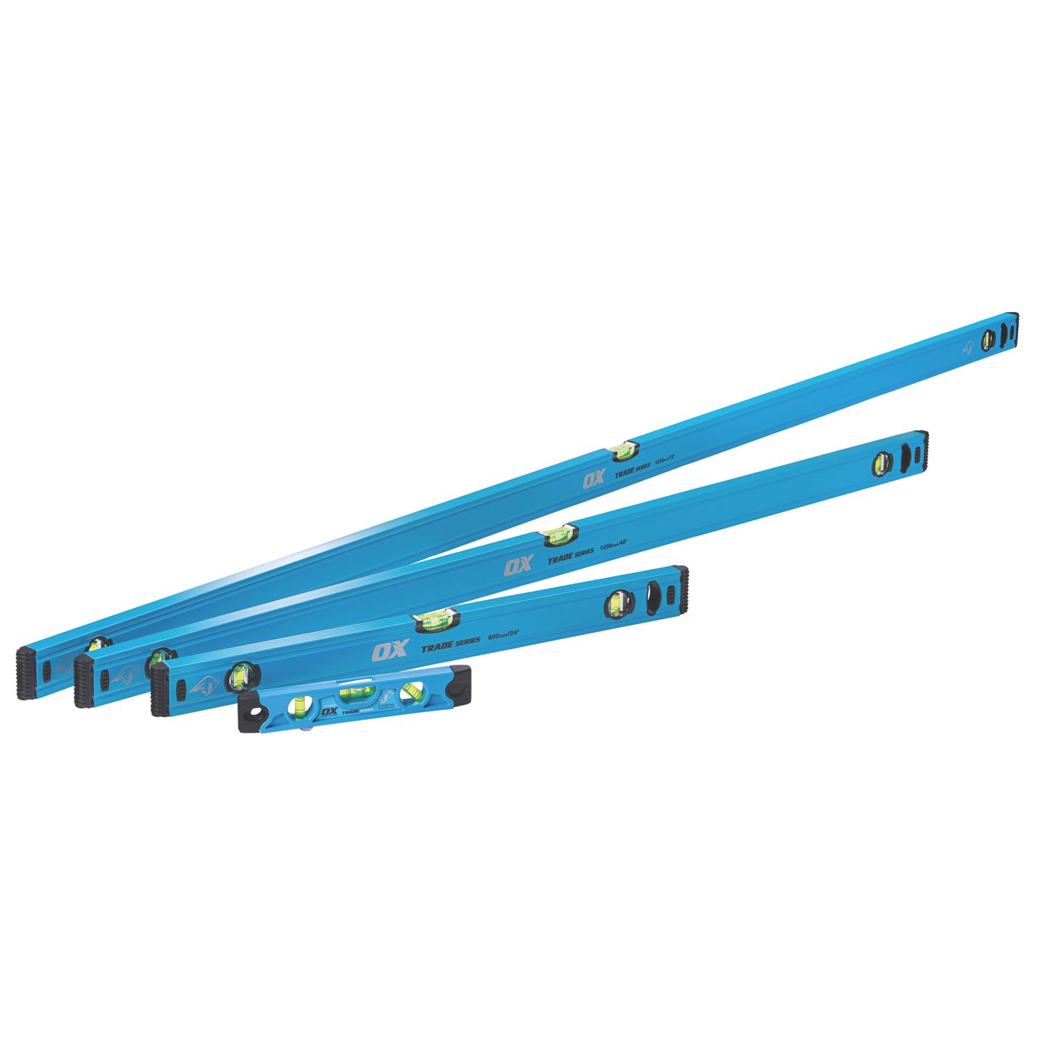 OX Trade Series Spirit Level Set 4 Pieces (201PK)