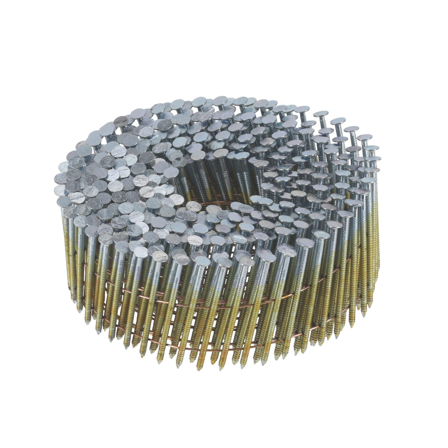 DeWalt Galvanised Ring Shank Coil Nails 2.1mm x 50mm 2100 Pack (201VA)