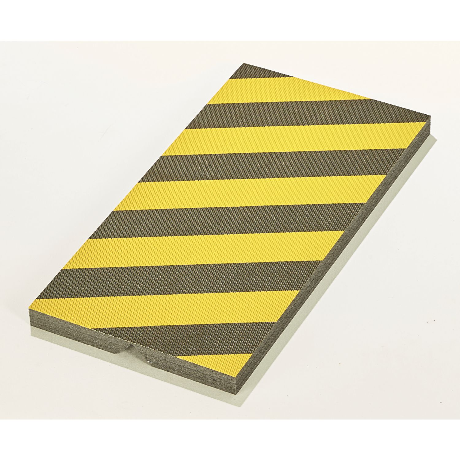 Mottez Black / Yellow Protective Foam Strip 25mm x 250mm x 500mm (202AP)