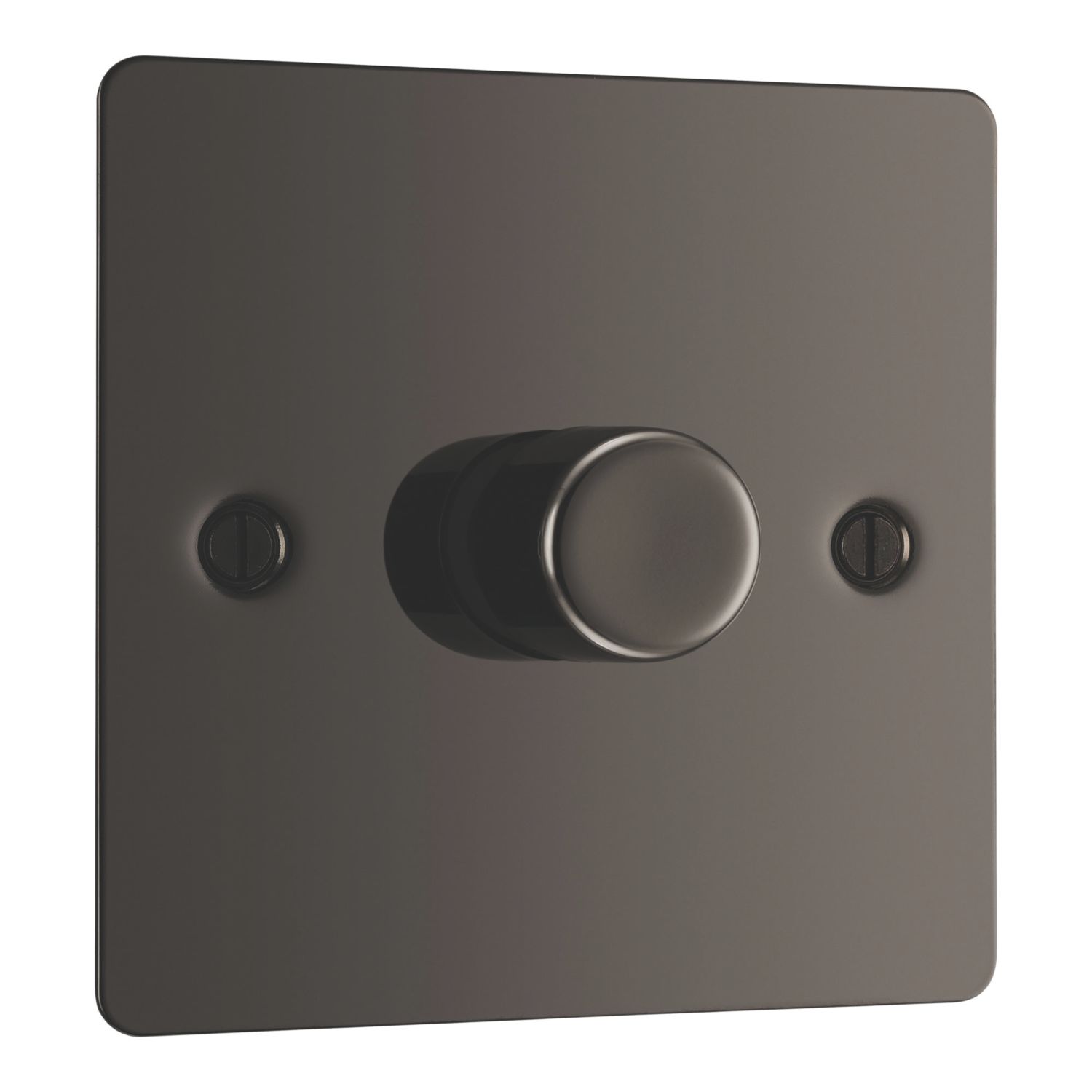 LAP 1-Gang 2-Way LED Dimmer Switch Black Nickel with Colour-Matched Inserts (202CN)