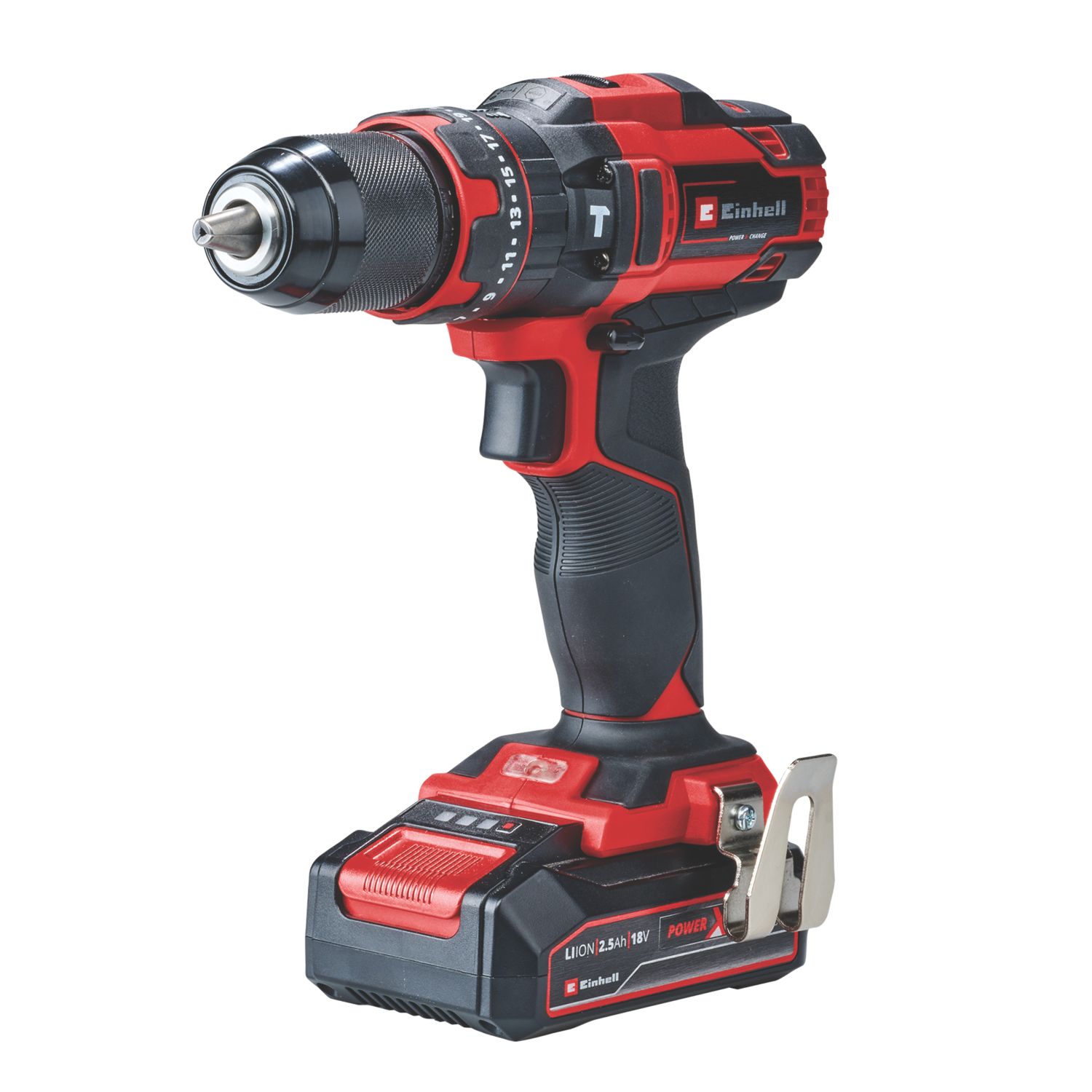 Einhell TE-CD 18/44 Li-i 18V 1 x 2.5Ah Li-Ion Power X-Change Cordless Combi Drill (202CP)