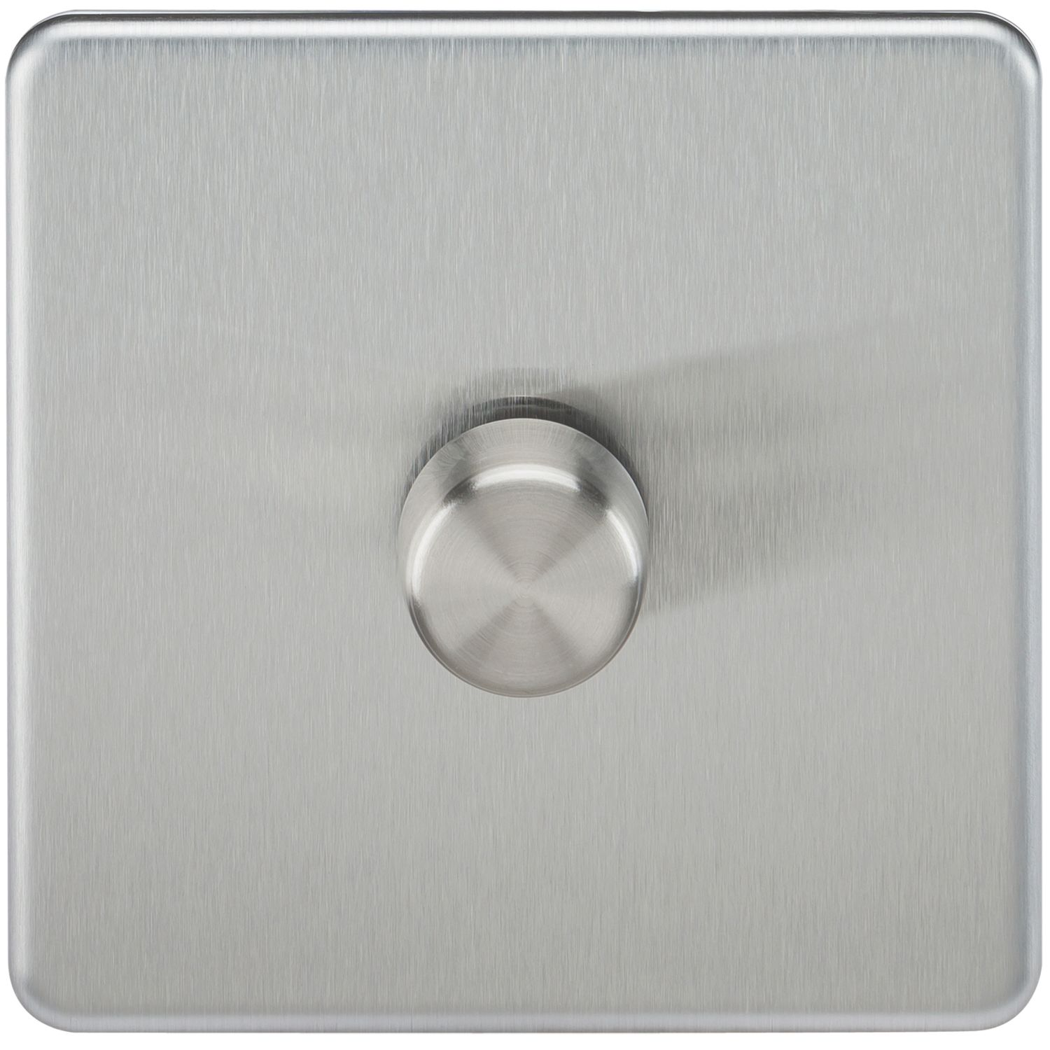 Knightsbridge 1-Gang 2-Way LED Intelligent Dimmer Switch Brushed Chrome (202PY)