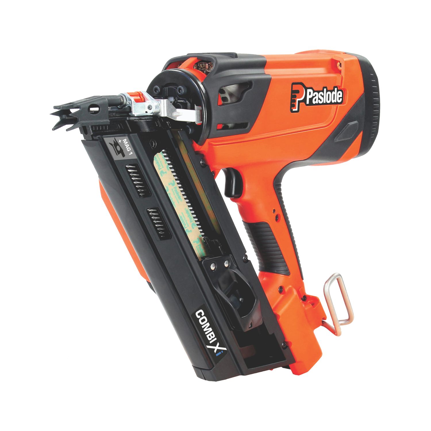 Paslode Combi Xi 90mm 7.4V 1 x 2.1Ah Lithium First Fix Cordless Gas Nail Gun (203AG)